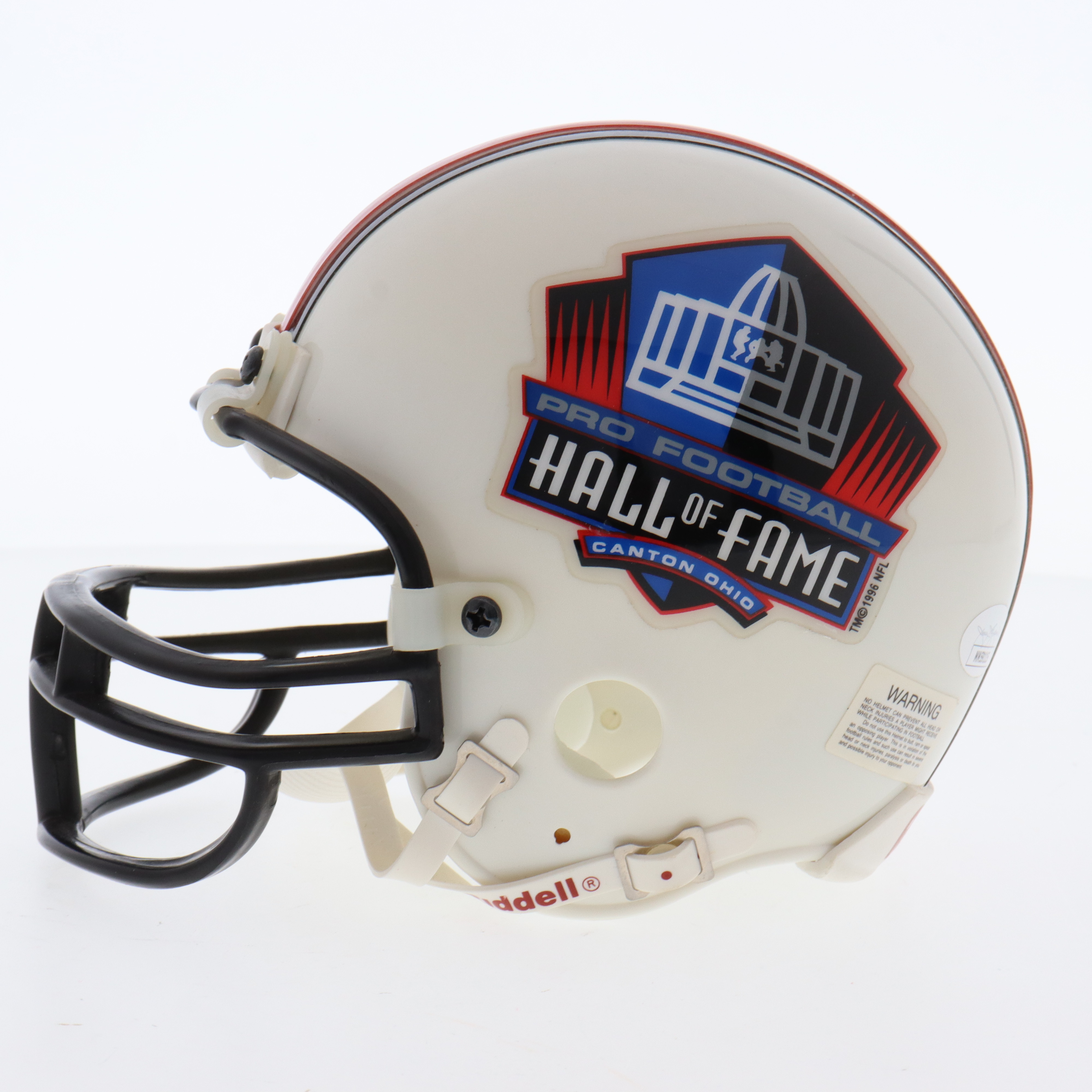 Joe Theismann & Steve Young Signed Hall of Fame Logo Mini Helmet (JSA) at PristineAuction.com Joe Theismann & Steve Young Signed Hall of Fame Logo Mini Helmet (JSA) at PristineAuction.com