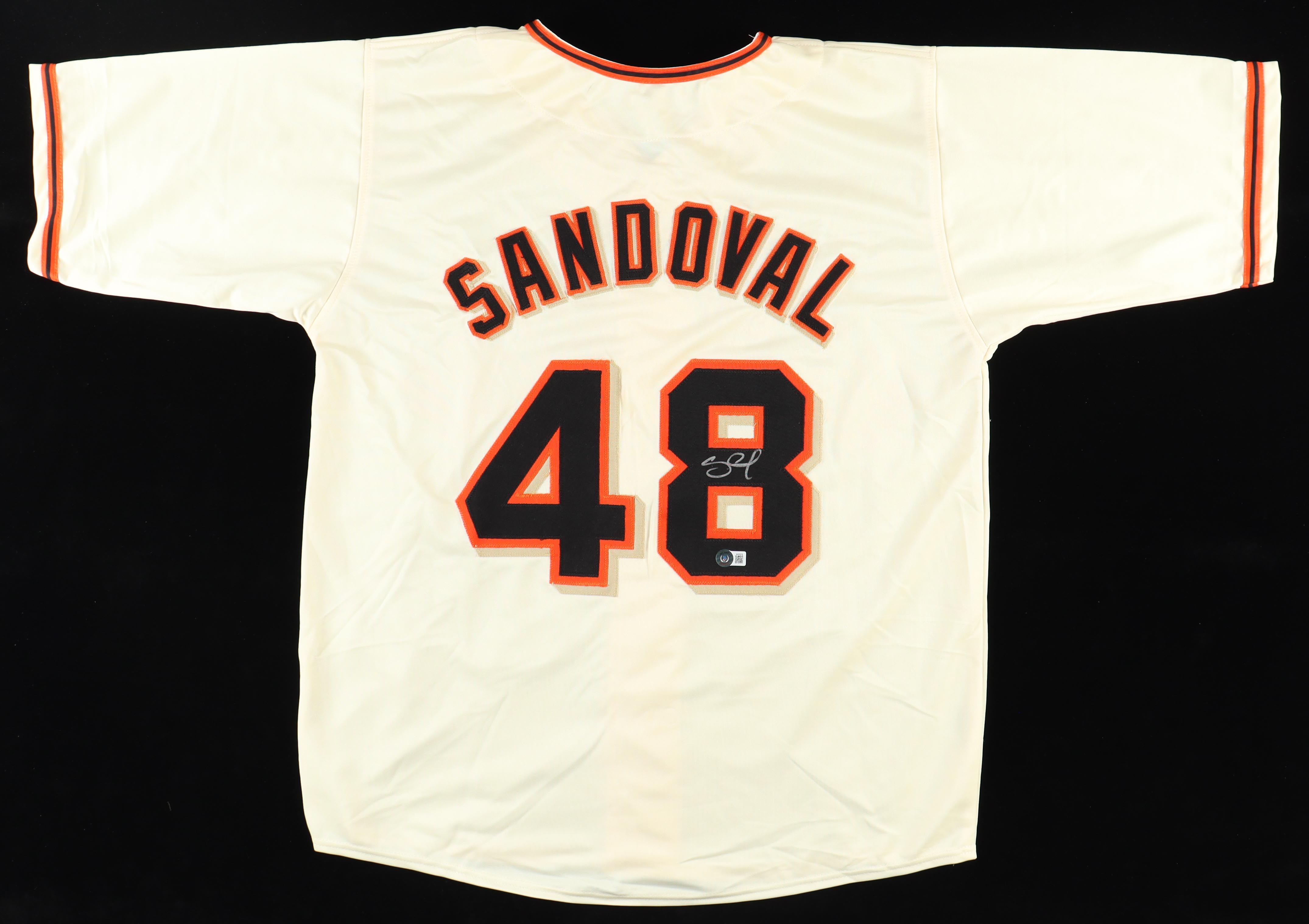 Pablo Sandoval Signed Jersey (Beckett) at PristineAuction.com Pablo Sandoval Signed Jersey (Beckett) at PristineAuction.com