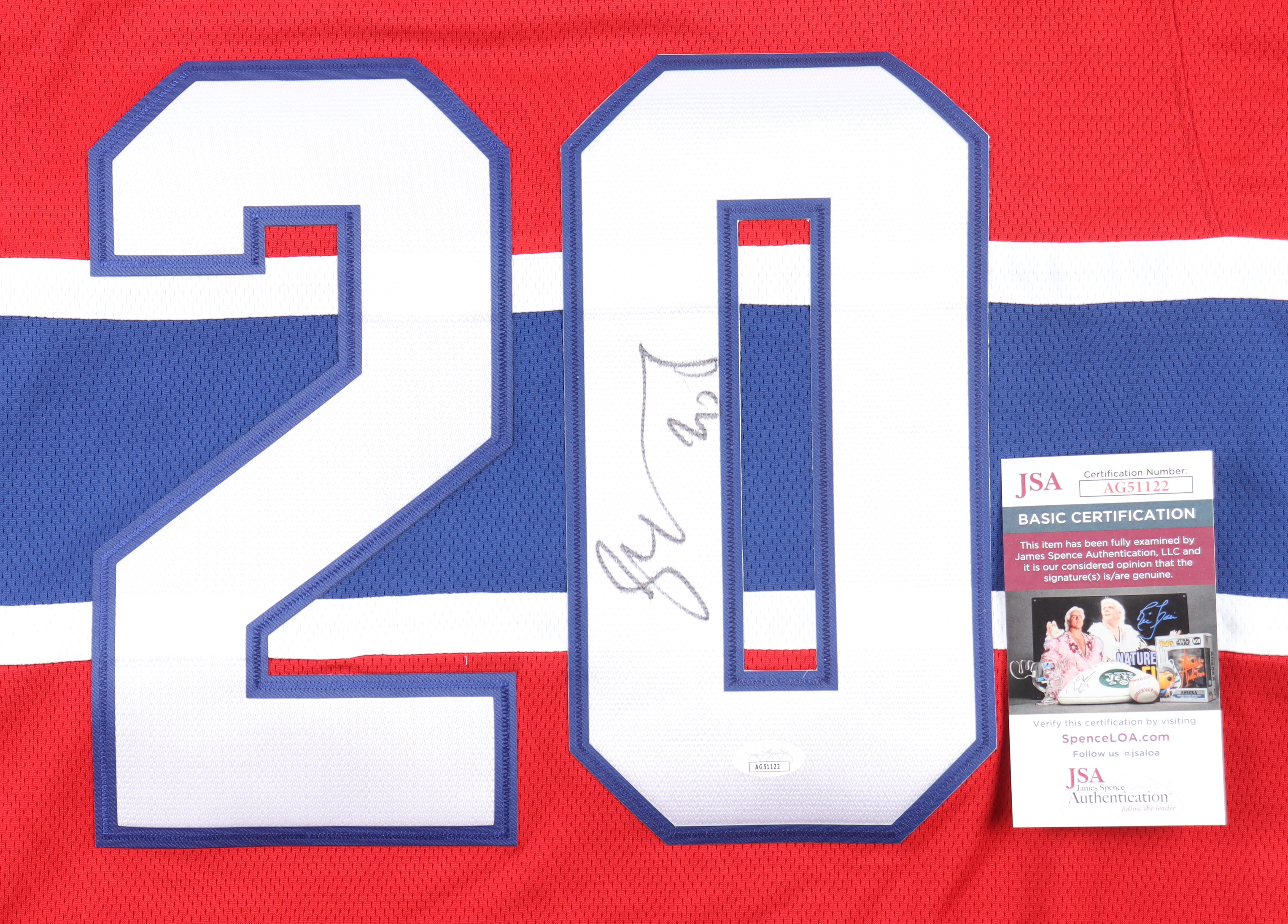 Juraj Slafkovsky Signed Jersey (JSA) at PristineAuction.com Juraj Slafkovsky Signed Jersey (JSA) at PristineAuction.com