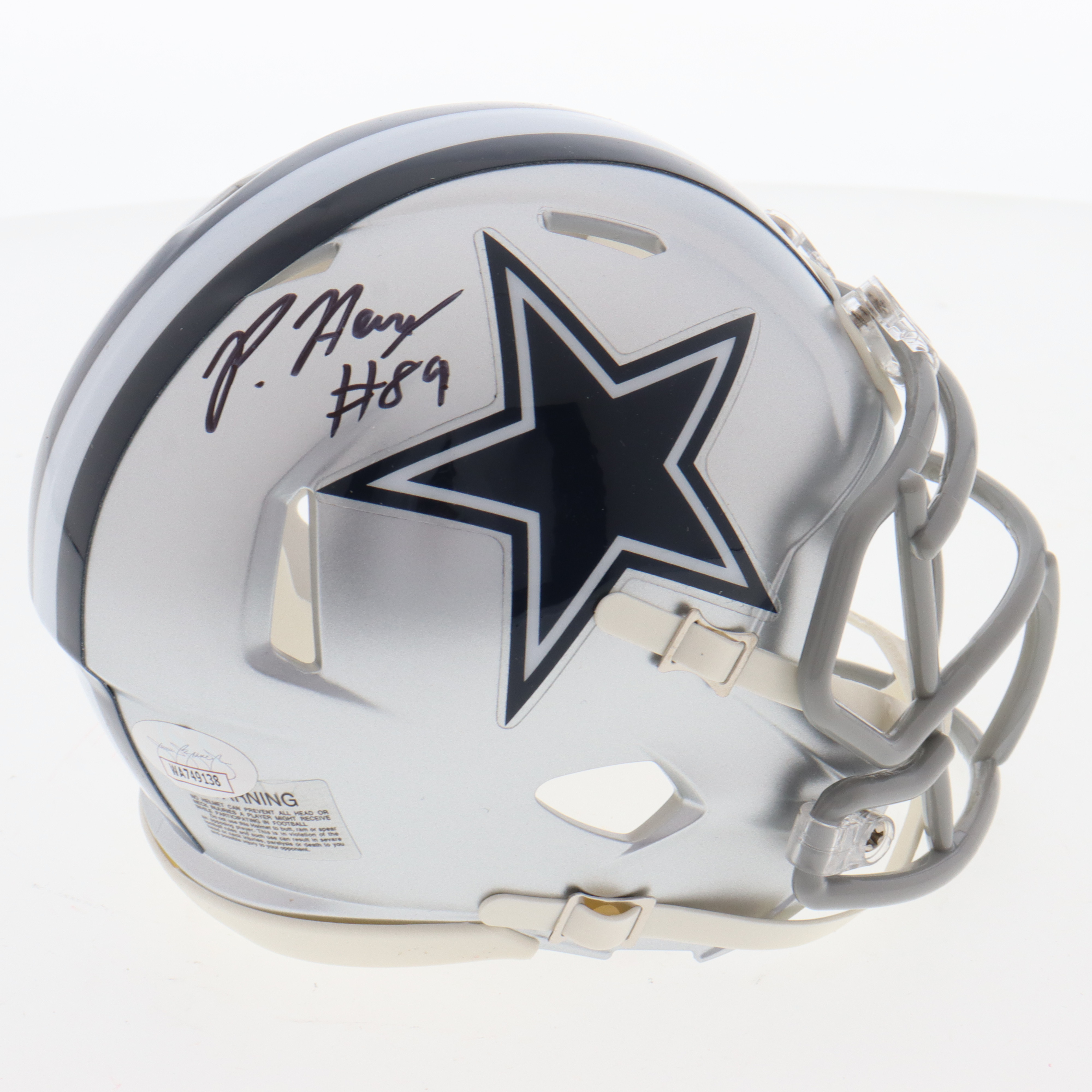 Peyton Hendershot Signed Cowboys Speed Mini Helmet (JSA) at PristineAuction.com Peyton Hendershot Signed Cowboys Speed Mini Helmet (JSA) at PristineAuction.com