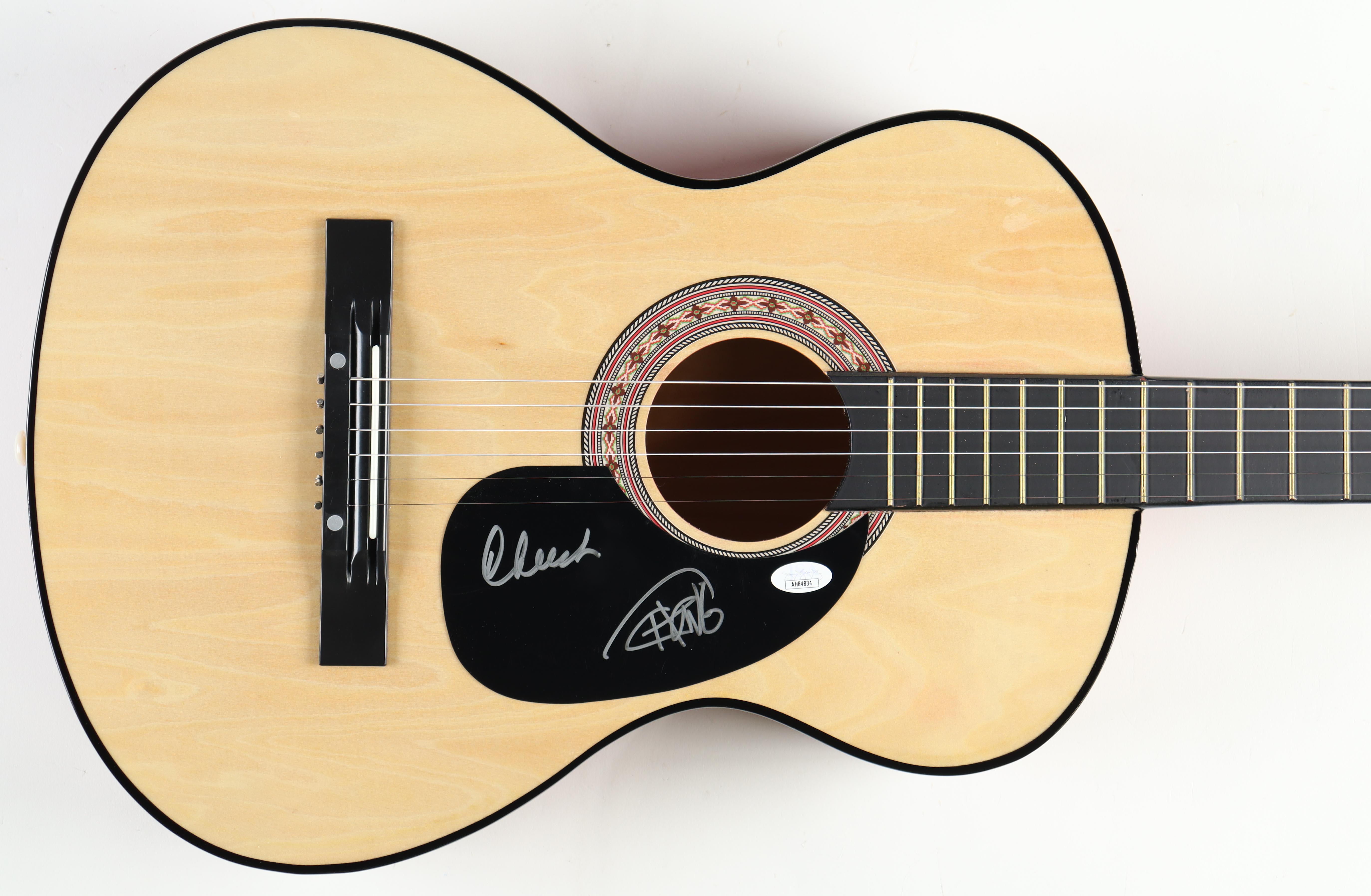 Cheech Marin & Tommy Chong Signed 39" Acoustic Guitar (JSA) at PristineAuction.com Cheech Marin & Tommy Chong Signed 39" Acoustic Guitar (JSA) at PristineAuction.com