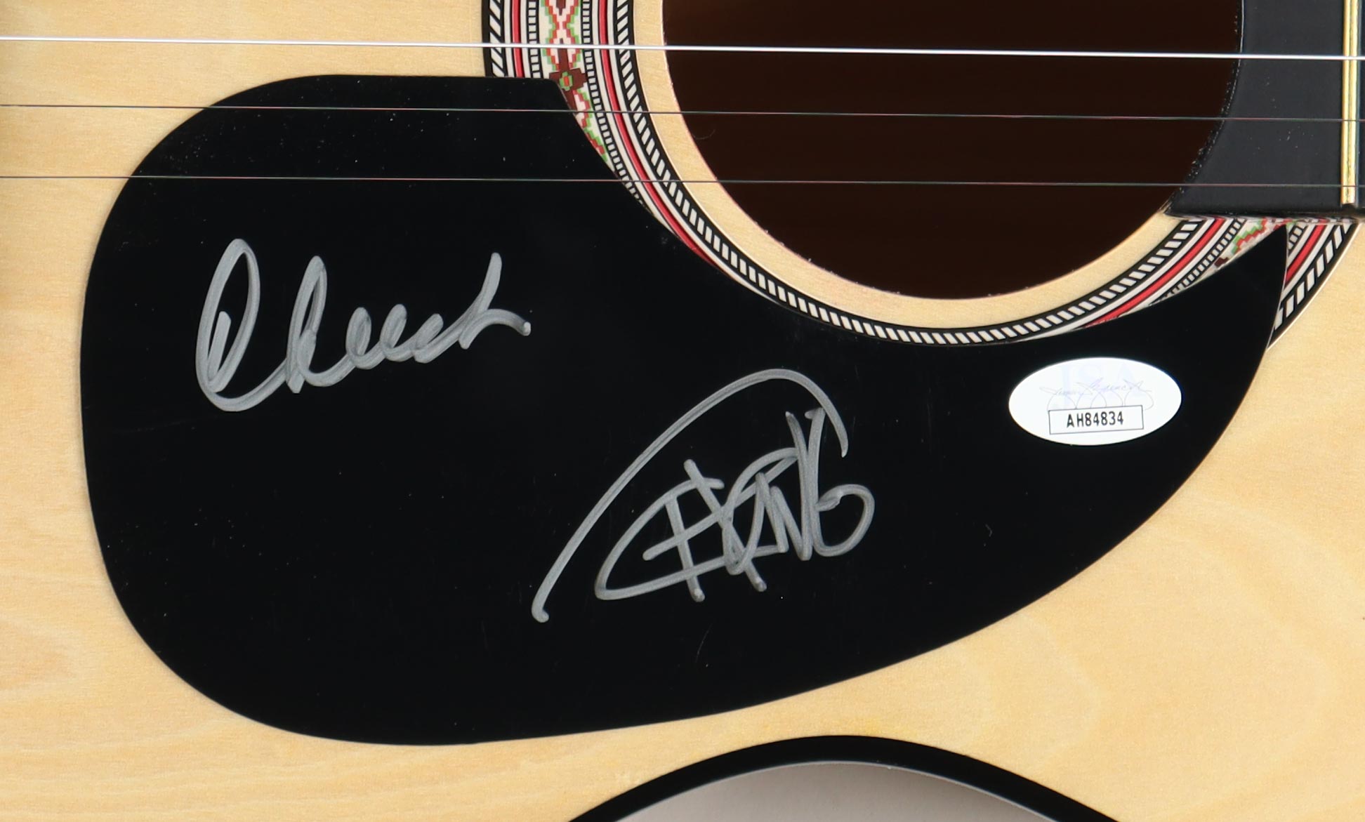 Cheech Marin & Tommy Chong Signed 39" Acoustic Guitar (JSA) at PristineAuction.com Cheech Marin & Tommy Chong Signed 39" Acoustic Guitar (JSA) at PristineAuction.com
