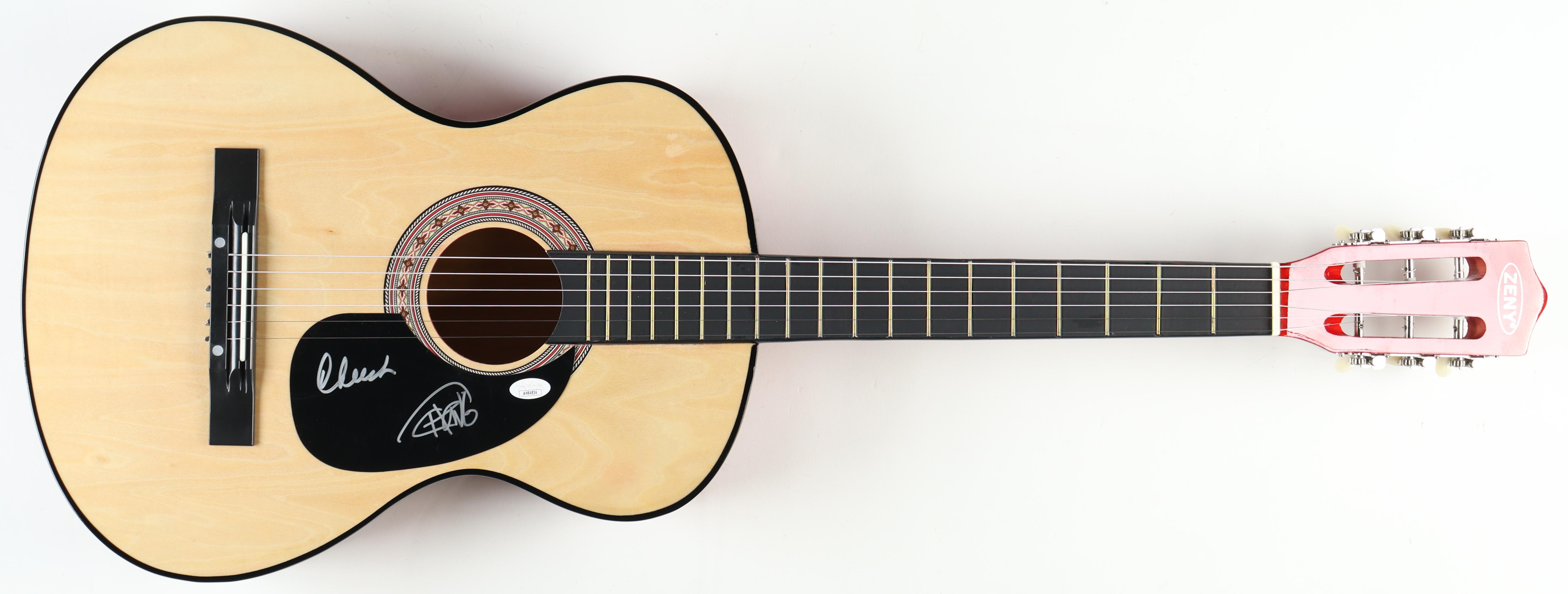 Cheech Marin & Tommy Chong Signed 39" Acoustic Guitar (JSA) at PristineAuction.com Cheech Marin & Tommy Chong Signed 39" Acoustic Guitar (JSA) at PristineAuction.com