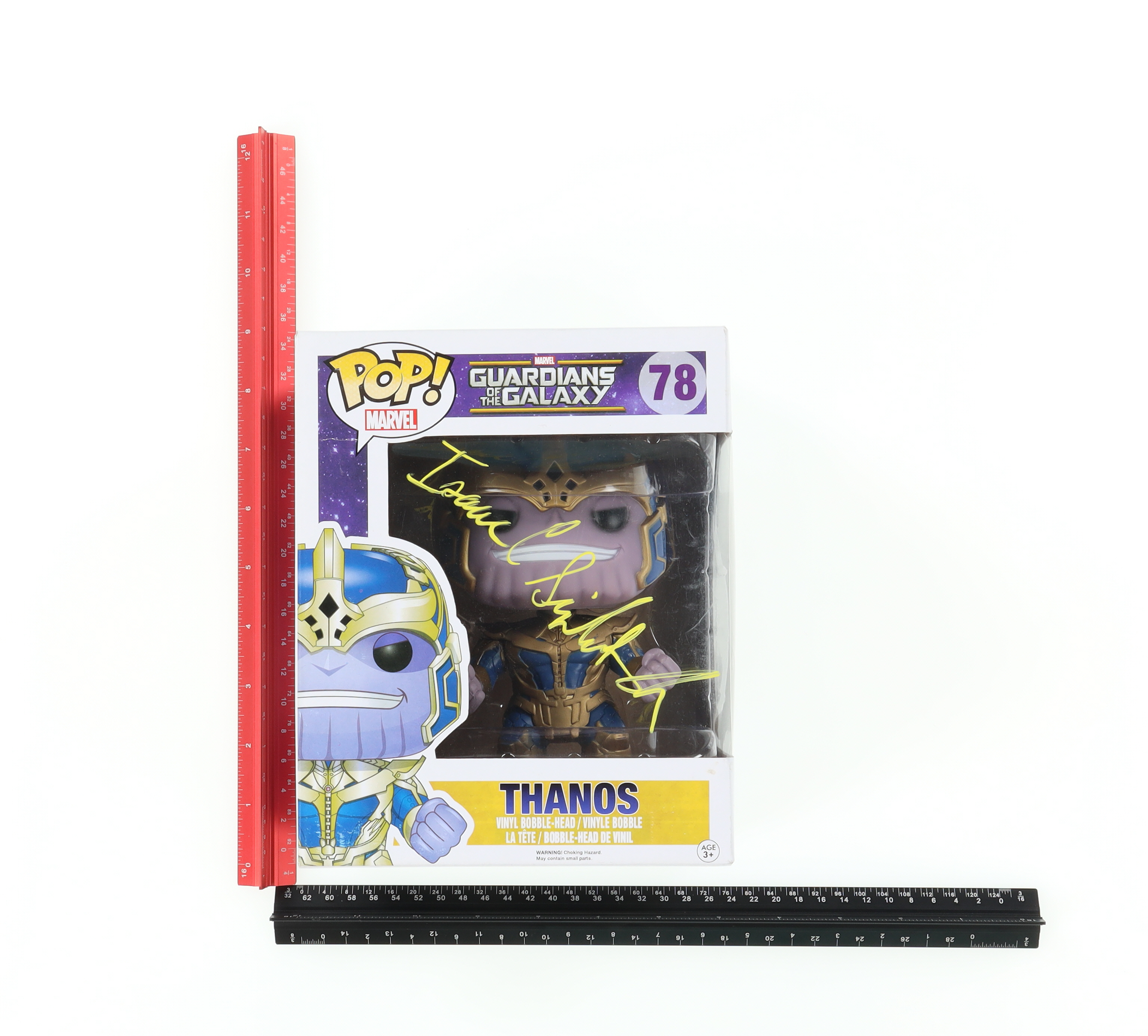 Isaac C. Singleton Jr. Signed "Guardians of the Galaxy" #78 Thanos Funko Pop! Vinyl Figure (JSA) at PristineAuction.com Isaac C. Singleton Jr. Signed "Guardians of the Galaxy" #78 Thanos Funko Pop! Vinyl Figure (JSA) at PristineAuction.com