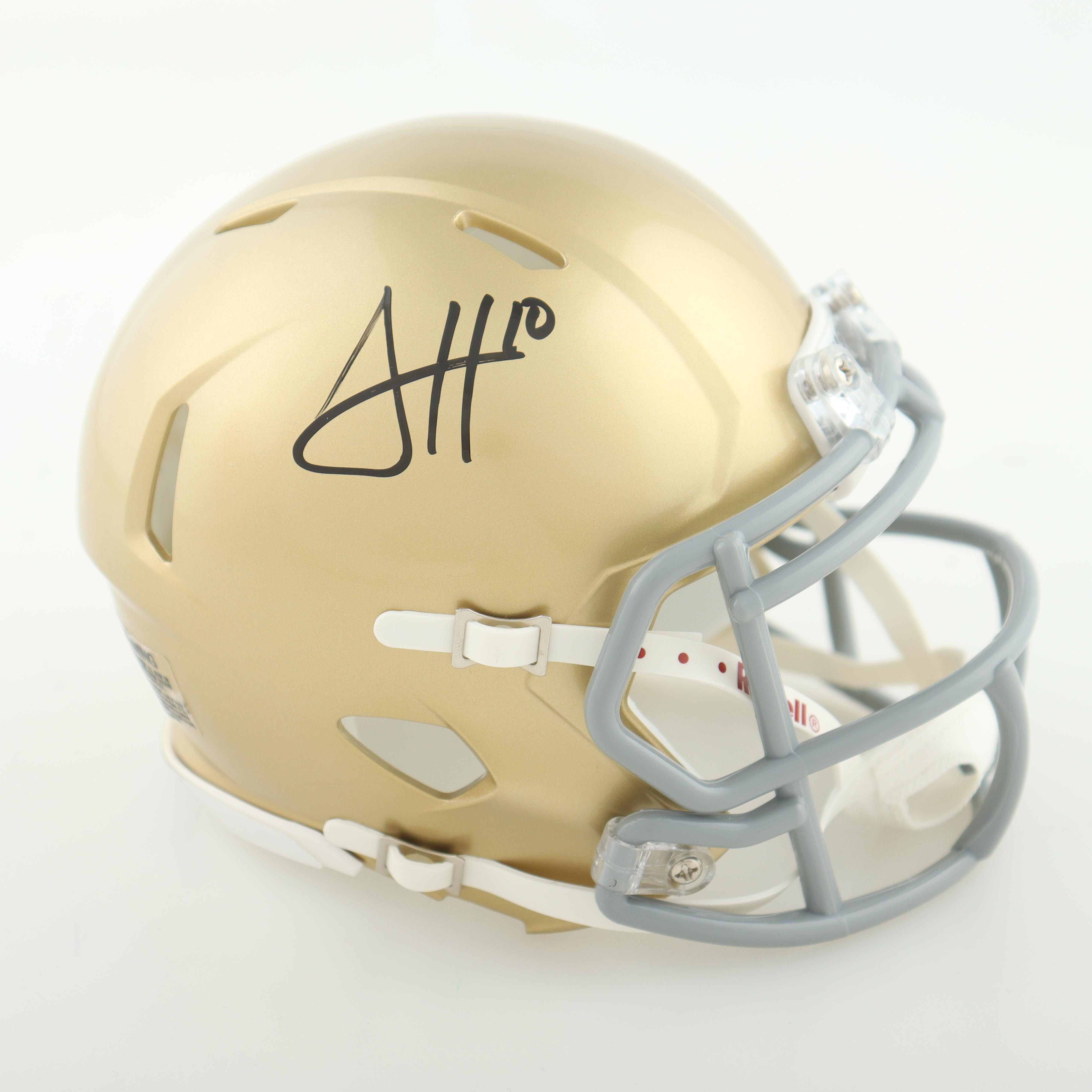 Sam Hartman Signed Notre Dame Fighting Irish Speed Mini Helmet (JSA) at PristineAuction.com Sam Hartman Signed Notre Dame Fighting Irish Speed Mini Helmet (JSA) at PristineAuction.com