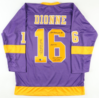 Marcel Dionne Signed Jersey Inscribed "HOF 92" & "7316/1040A" & "1771 Points" & "Art Ross 1979-80" (Beckett) at PristineAuction.com