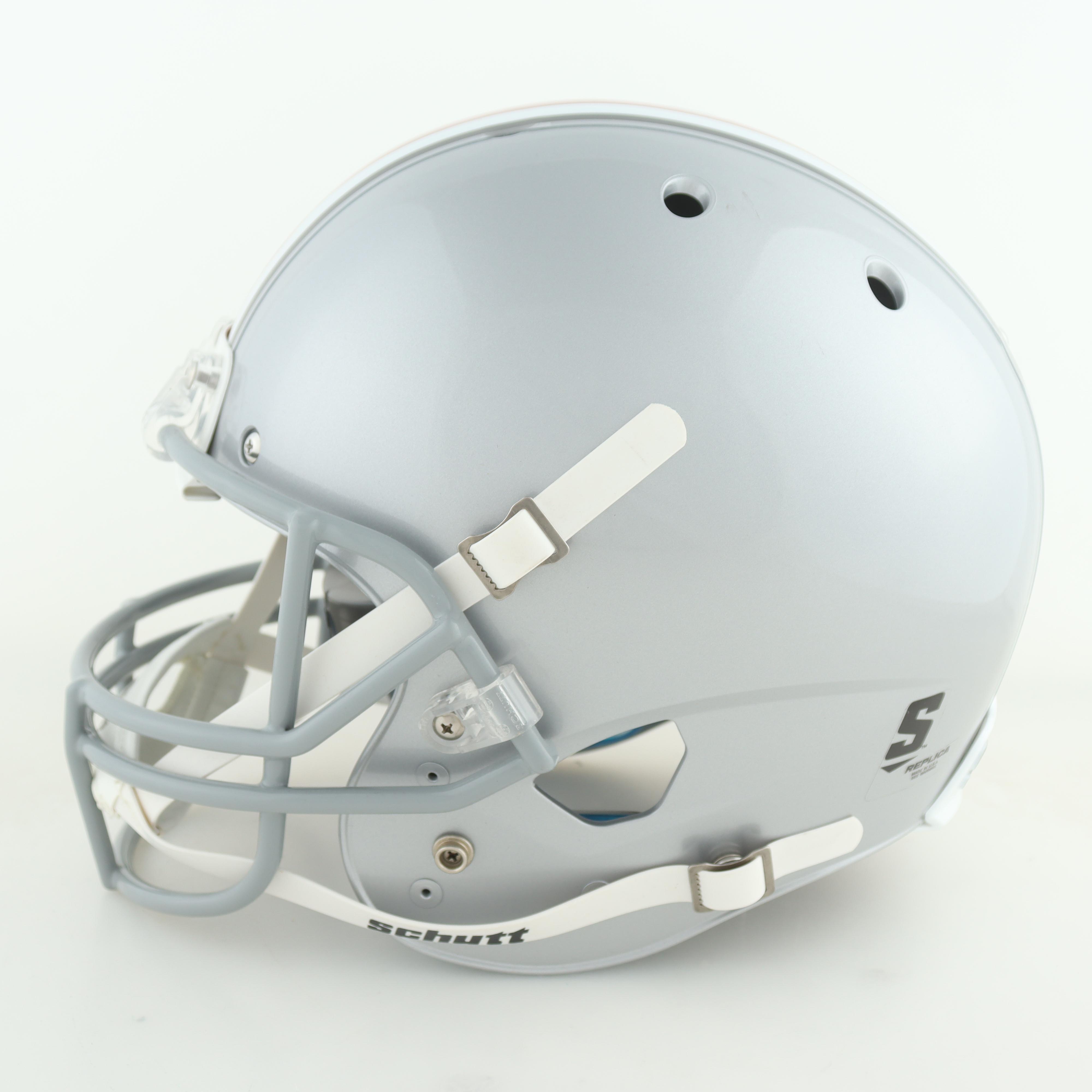 J. T. Barrett, Braxton Miller & Cardale Jones Signed Ohio State Buckeyes Full-Size Helmet Inscribed "2014 QB Room" (Playball Ink) at PristineAuction.com J. T. Barrett, Braxton Miller & Cardale Jones Signed Ohio State Buckeyes Full-Size Helmet Inscribed "2014 QB Room" (Playball Ink) at PristineAuction.com