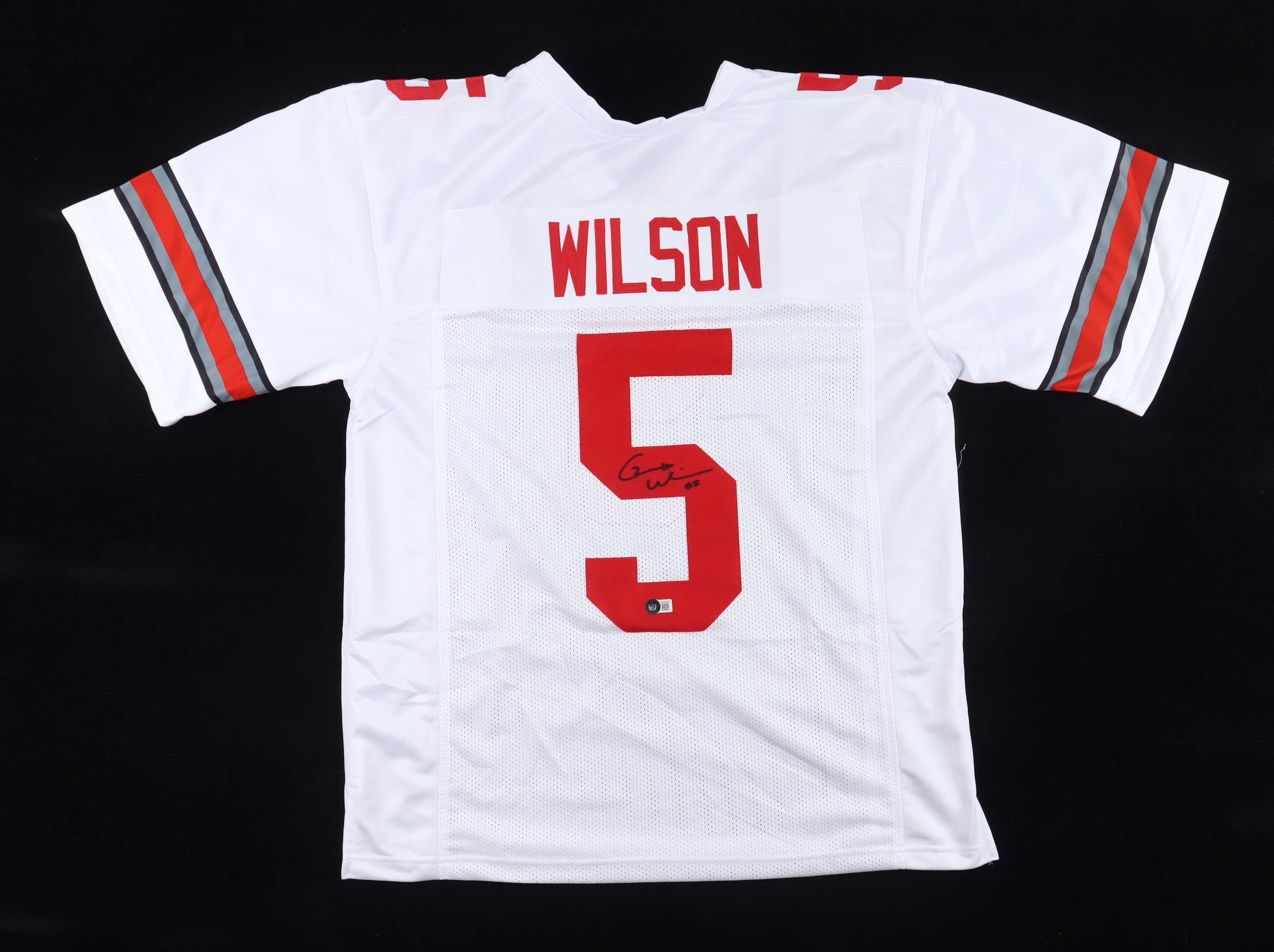 Garrett Wilson Signed Jersey (Beckett) at PristineAuction.com Garrett Wilson Signed Jersey (Beckett) at PristineAuction.com