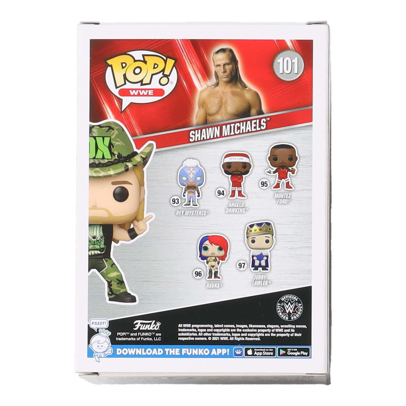 Shawn Michaels Signed "WWE" #101 Funko Pop! Vinyl Figure inscribed "HBK" (JSA) at PristineAuction.com Shawn Michaels Signed "WWE" #101 Funko Pop! Vinyl Figure inscribed "HBK" (JSA) at PristineAuction.com