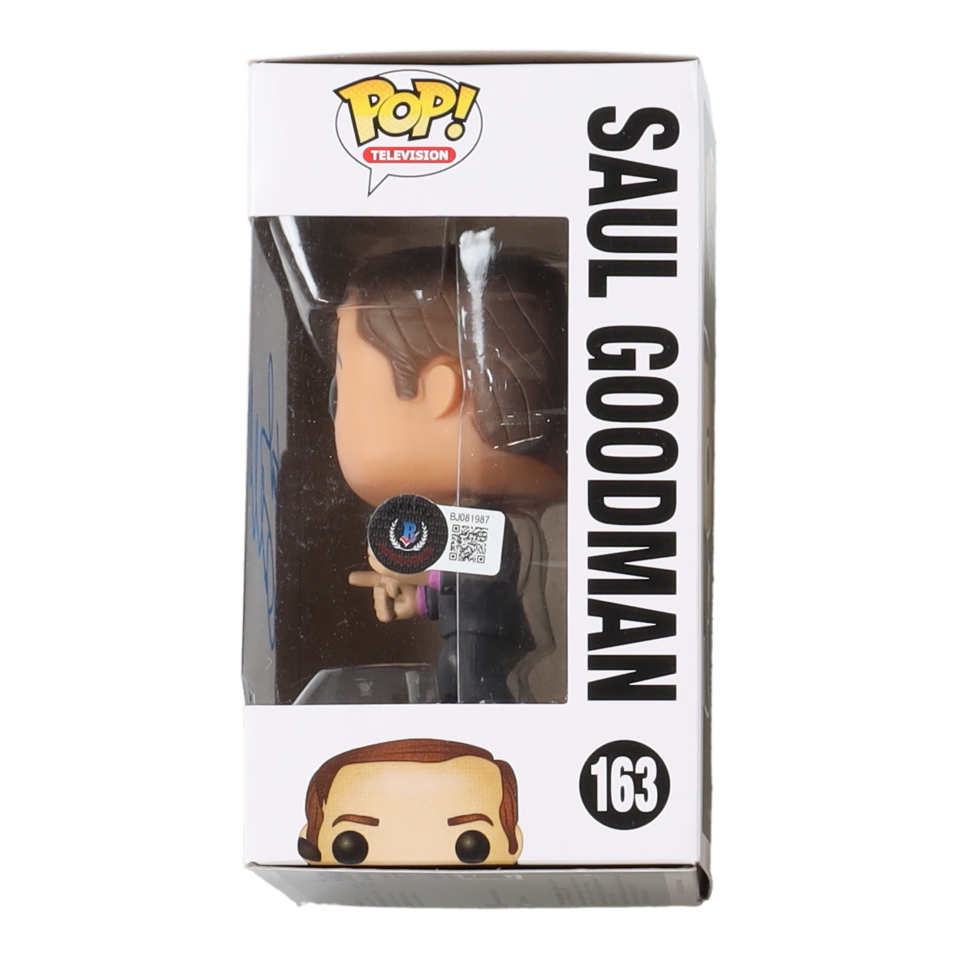 Bob Odenkirk Signed "Breaking Bad" #163 Saul Goodman Funko Pop! Vinyl Figure Inscribed "Better Call Saul" (Beckett) at PristineAuction.com Bob Odenkirk Signed "Breaking Bad" #163 Saul Goodman Funko Pop! Vinyl Figure Inscribed "Better Call Saul" (Beckett) at PristineAuction.com