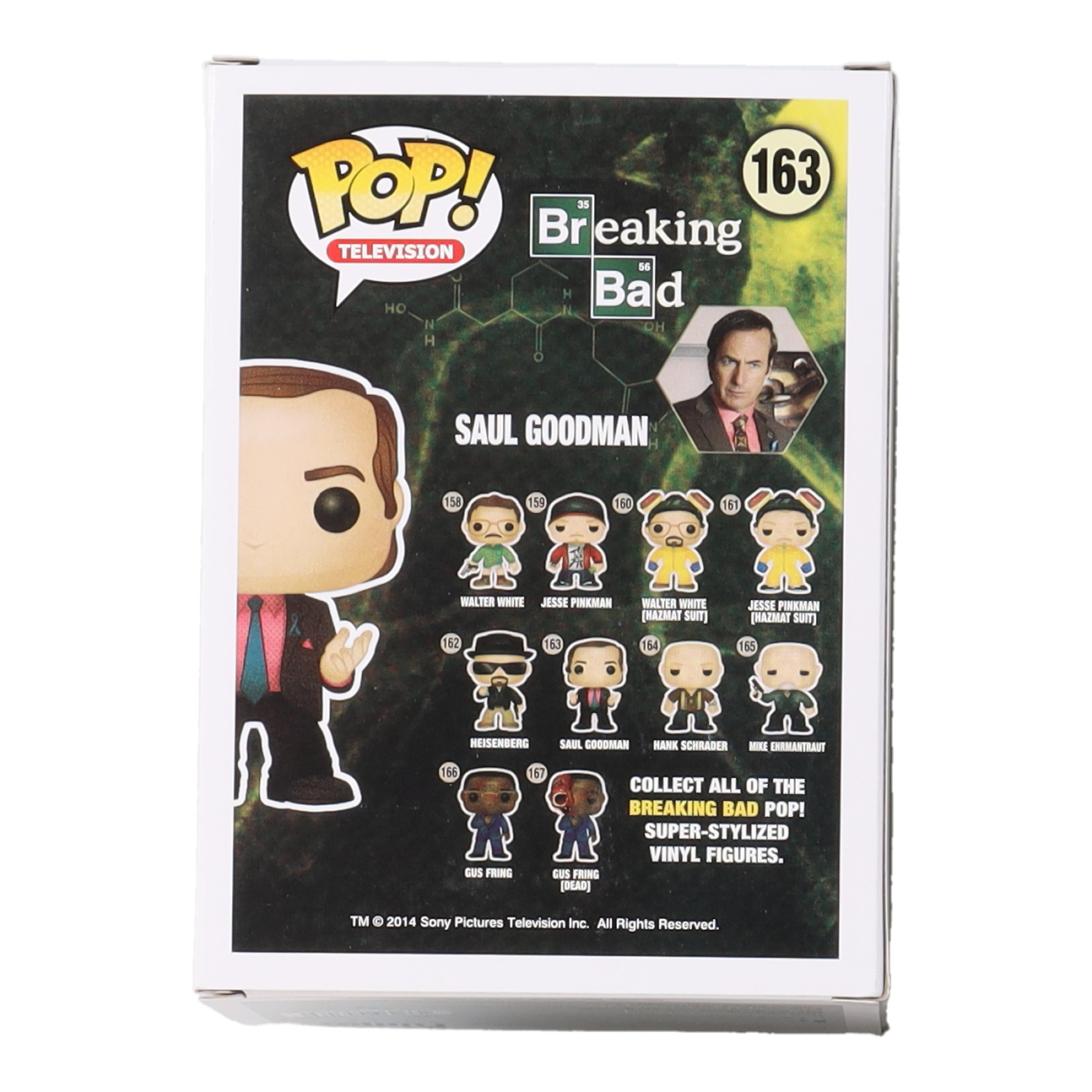 Bob Odenkirk Signed "Breaking Bad" #163 Saul Goodman Funko Pop! Vinyl Figure Inscribed "Better Call Saul" (Beckett) at PristineAuction.com Bob Odenkirk Signed "Breaking Bad" #163 Saul Goodman Funko Pop! Vinyl Figure Inscribed "Better Call Saul" (Beckett) at PristineAuction.com