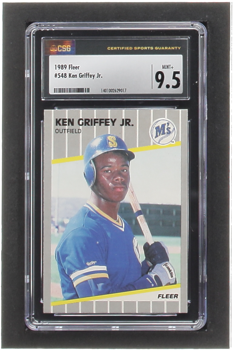 Ken Griffey Jr. 1989 Fleer #548 RC (CSG 9.5) at PristineAuction.com Ken Griffey Jr. 1989 Fleer #548 RC (CSG 9.5) at PristineAuction.com