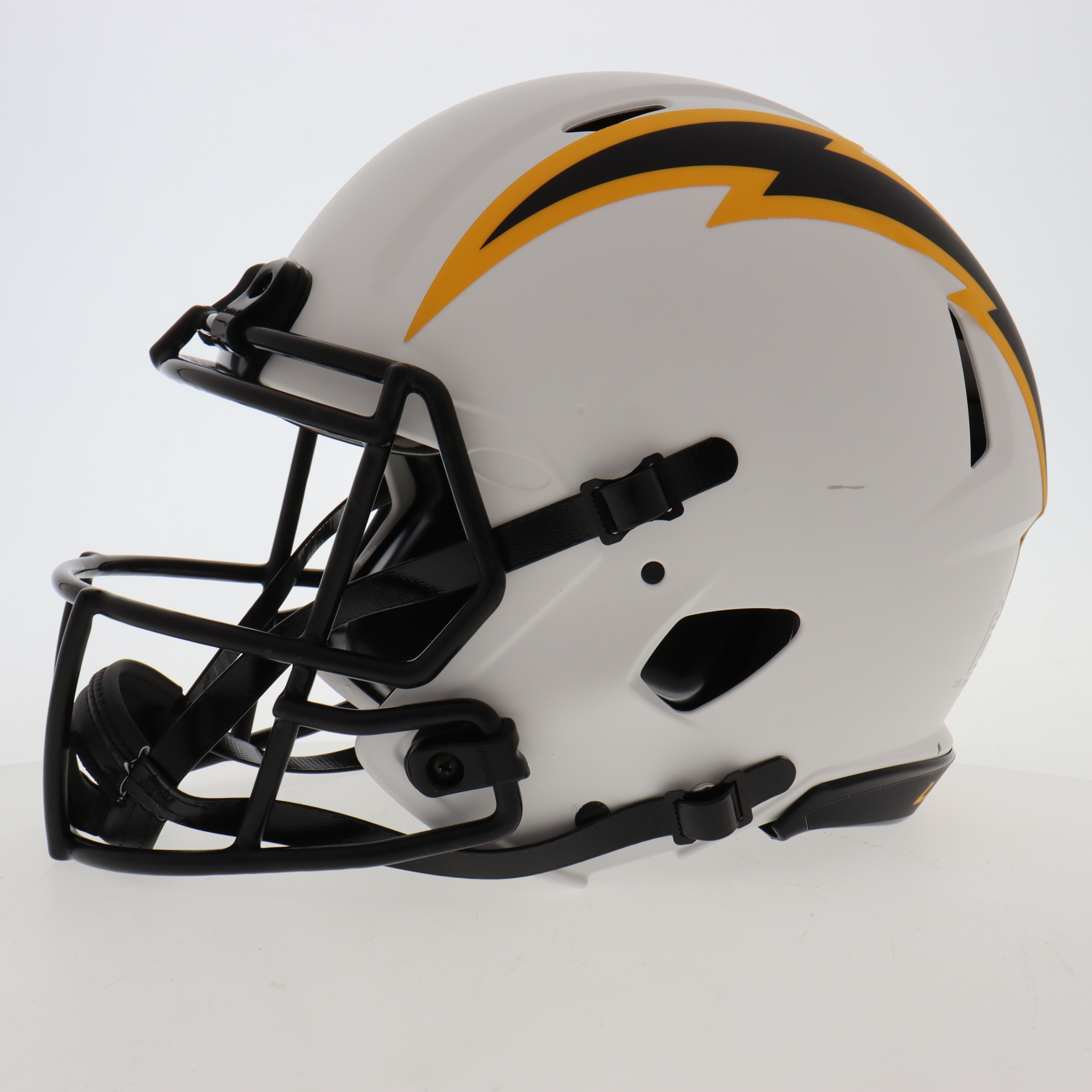 Dan Fouts, Kellen Winslow & Charlie Joiner Signed Chargers Full-Size Authentic On-Field Lunar Eclipse Alternate Speed Helmet Inscribed "HOF 96", "H.O.F. '93" & "HOF 95" (Schwartz) at PristineAuction.com Dan Fouts, Kellen Winslow & Charlie Joiner Signed Chargers Full-Size Authentic On-Field Lunar Eclipse Alternate Speed Helmet Inscribed "HOF 96", "H.O.F. '93" & "HOF 95" (Schwartz) at PristineAuction.com