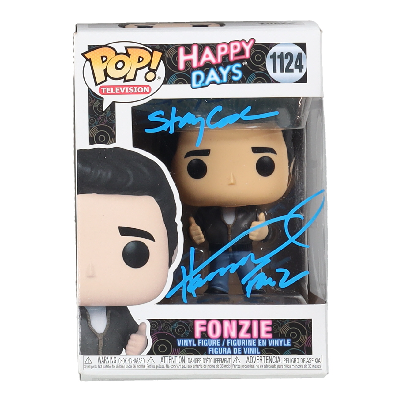 Henry Winkler Signed "Happy Days" #1124 Fonzie Funko Pop! Vinyl Figure Inscribed "Stay Cool" & "Fonz" (ACOA) at PristineAuction.com Henry Winkler Signed "Happy Days" #1124 Fonzie Funko Pop! Vinyl Figure Inscribed "Stay Cool" & "Fonz" (ACOA) at PristineAuction.com