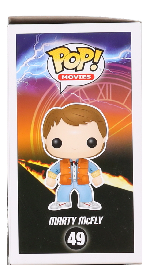Bob Gale Signed "Back to the Future" #49 Marty McFly Funko Pop! Vinyl Figure Inscribed "What The Hell Is A Gigawatt?" (AutographCOA) at PristineAuction.com Bob Gale Signed "Back to the Future" #49 Marty McFly Funko Pop! Vinyl Figure Inscribed "What The Hell Is A Gigawatt?" (AutographCOA) at PristineAuction.com