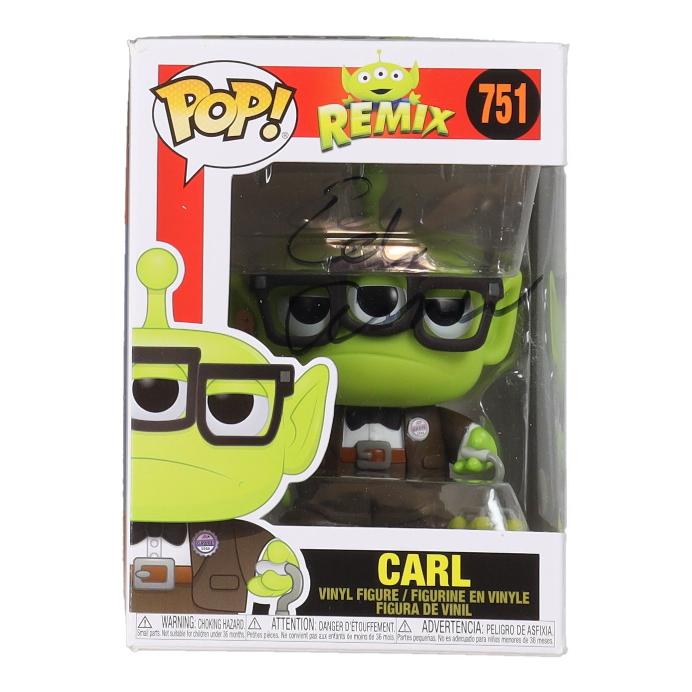 Ed Asner Signed "Remix" #751 Carl Funko Pop! Vinyl Figure (JSA) at PristineAuction.com Ed Asner Signed "Remix" #751 Carl Funko Pop! Vinyl Figure (JSA) at PristineAuction.com