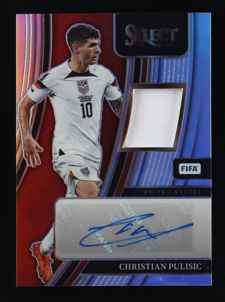 Christian Pulisic 2022-23 Select FIFA Autographed Memorabilia #9
