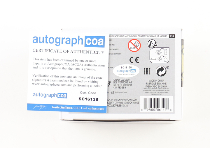 Linda Blair Signed "The Exorcist" #203 Regan Funko Pop! Vinyl Figure Inscribed "Sweet Dreams!" (AutographCOA) at PristineAuction.com Linda Blair Signed "The Exorcist" #203 Regan Funko Pop! Vinyl Figure Inscribed "Sweet Dreams!" (AutographCOA) at PristineAuction.com