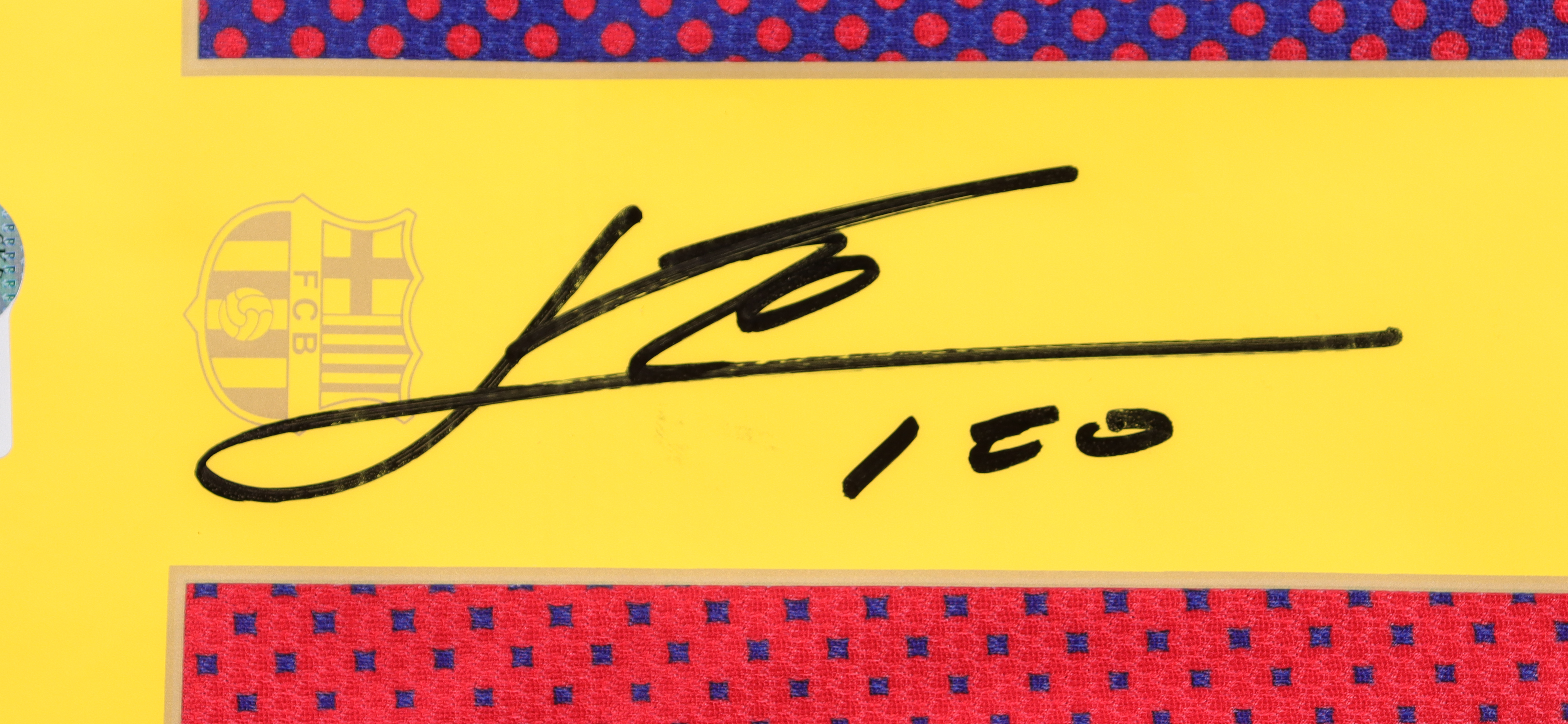 Lionel Messi Signed FC Barcelona Jersey Inscribed "Leo" (Beckett) at PristineAuction.com Lionel Messi Signed FC Barcelona Jersey Inscribed "Leo" (Beckett) at PristineAuction.com