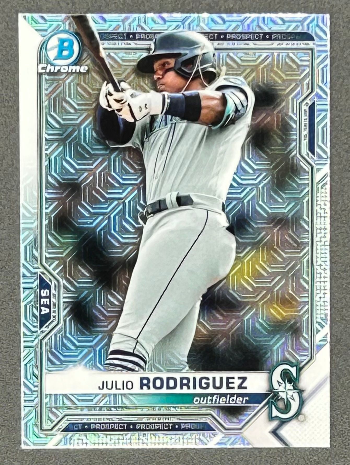 Julio Rodriguez 2021 Bowman Chrome Mega Box Prospects Refractors #BCP231 at PristineAuction.com Julio Rodriguez 2021 Bowman Chrome Mega Box Prospects Refractors #BCP231 at PristineAuction.com