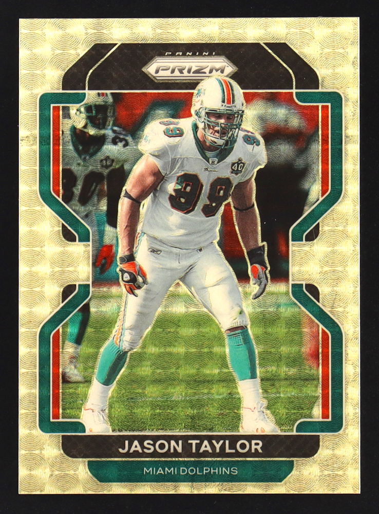 Jason Taylor 2021 Panini Prizm Prizms Gold Vinyl #113 #4/5 at PristineAuction.com Jason Taylor 2021 Panini Prizm Prizms Gold Vinyl #113 #4/5 at PristineAuction.com