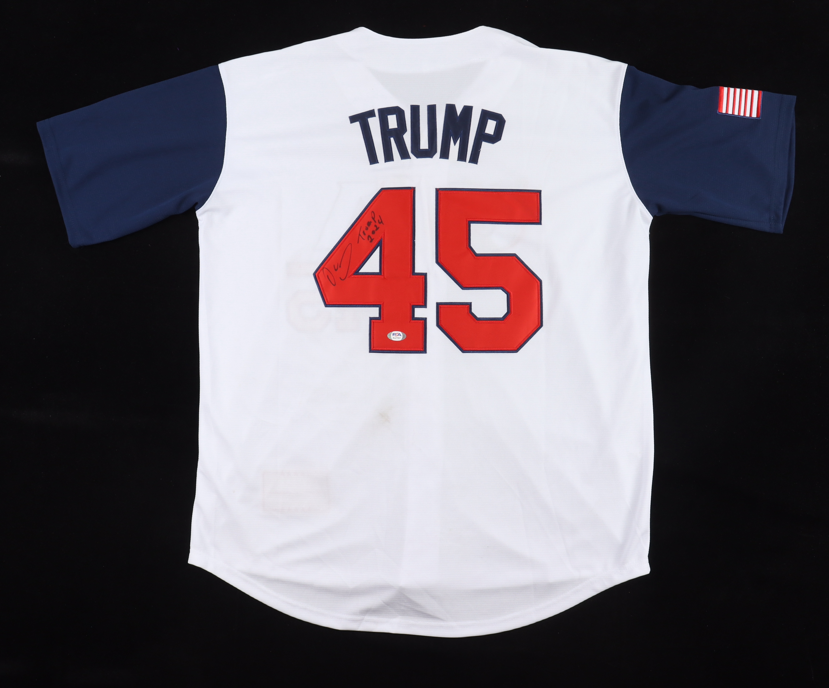 Dana White Signed Jersey Inscribed "Trump 2024" (PSA) at PristineAuction.com Dana White Signed Jersey Inscribed "Trump 2024" (PSA) at PristineAuction.com