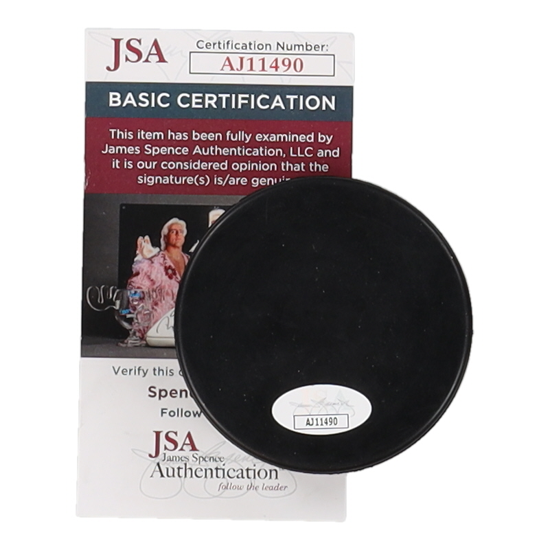 Teddy Blueger Signed Hockey Puck (JSA) at PristineAuction.com Teddy Blueger Signed Hockey Puck (JSA) at PristineAuction.com