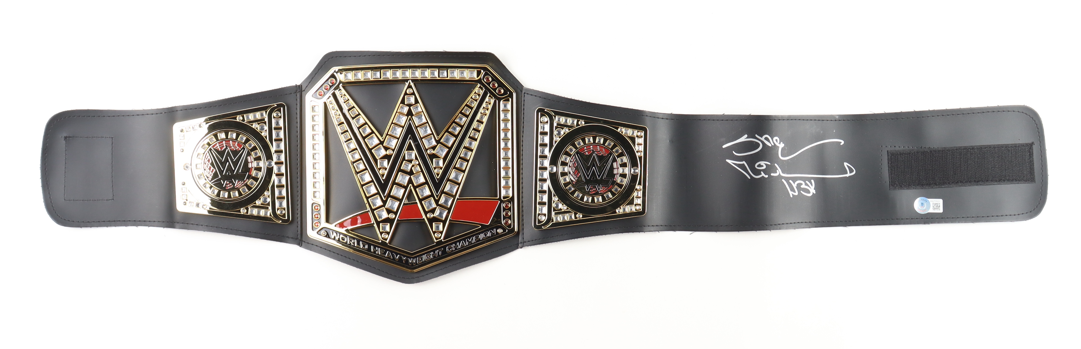 Shawn Michaels Signed WWE Championship Belt Inscribed "HBK" (Beckett) at PristineAuction.com Shawn Michaels Signed WWE Championship Belt Inscribed "HBK" (Beckett) at PristineAuction.com