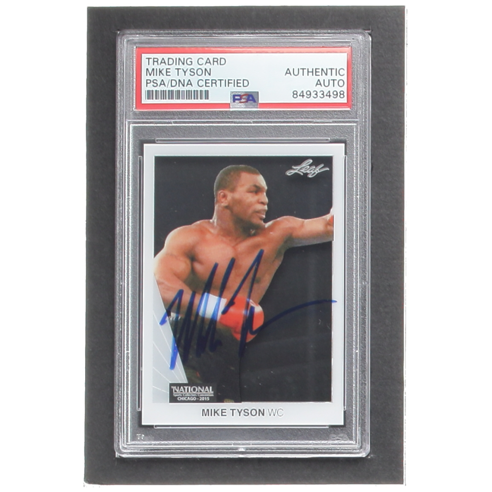 【高い素材】 2015 Leaf Mike Tyson Autograph Card マイクタイソン 直筆 その他