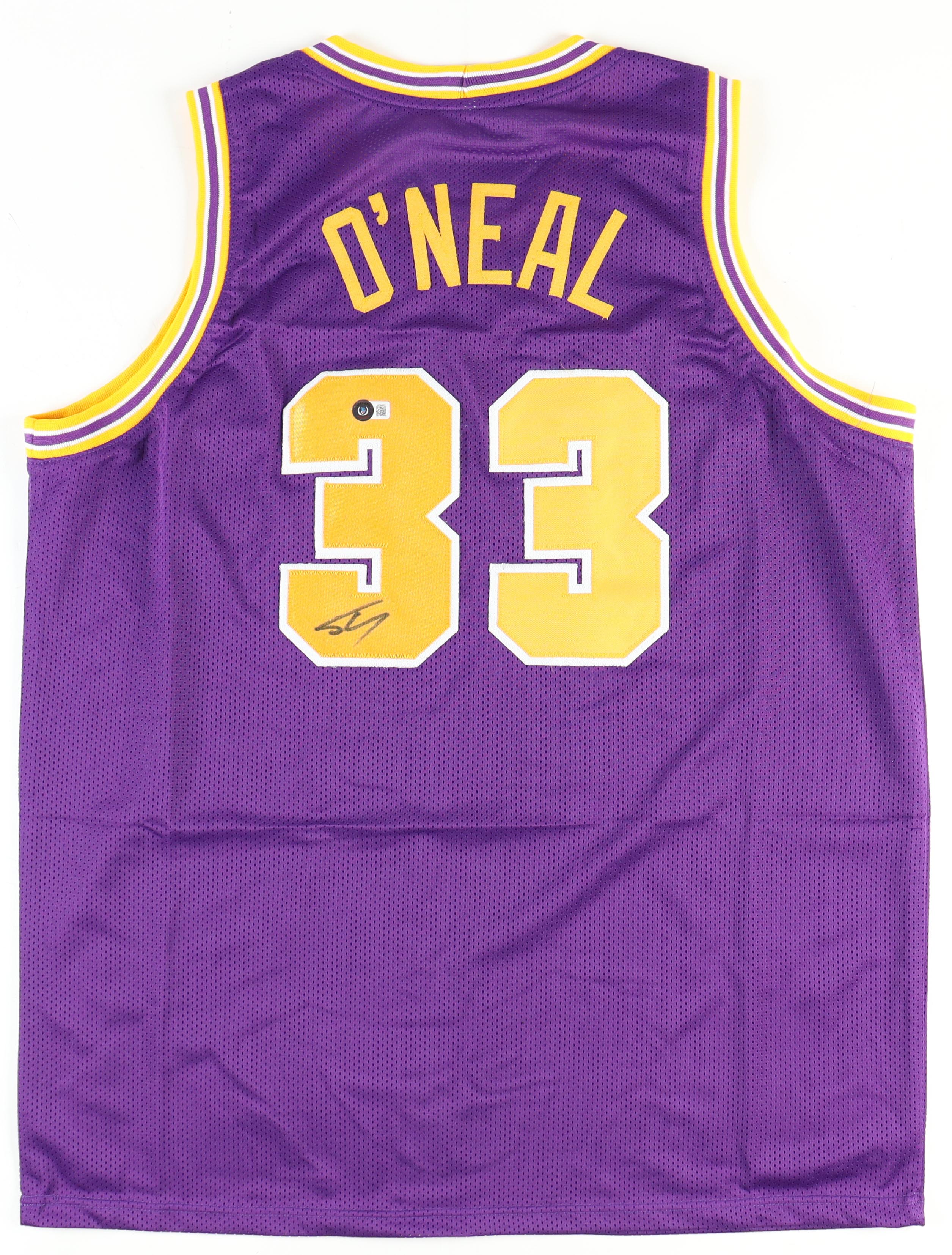 Shaquille O'Neal Signed Jersey (Beckett) at PristineAuction.com Shaquille O'Neal Signed Jersey (Beckett) at PristineAuction.com