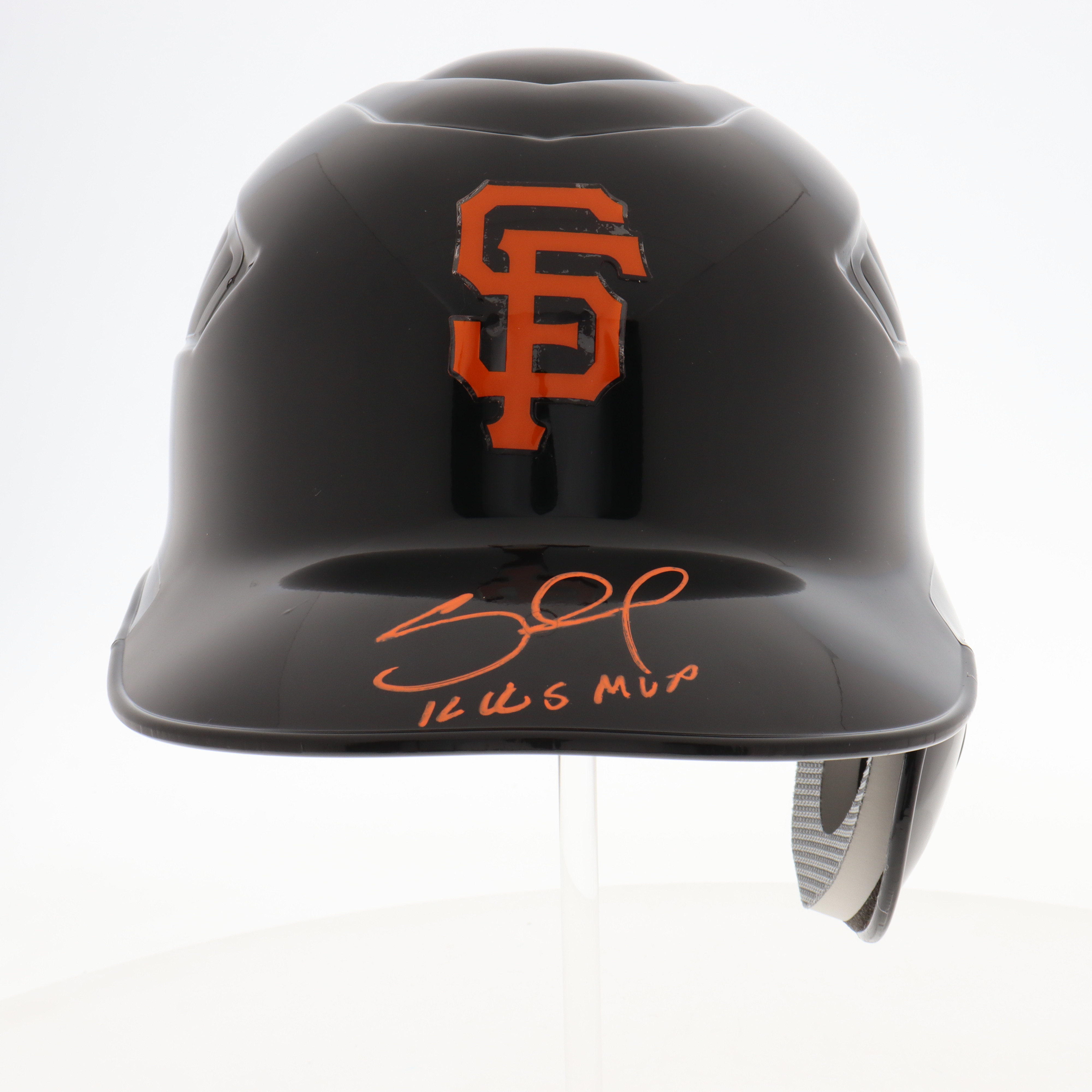 Pablo Sandoval Signed Giants Full-Size Batting Helmet Inscribed "12 WS MVP" (Beckett) at PristineAuction.com Pablo Sandoval Signed Giants Full-Size Batting Helmet Inscribed "12 WS MVP" (Beckett) at PristineAuction.com