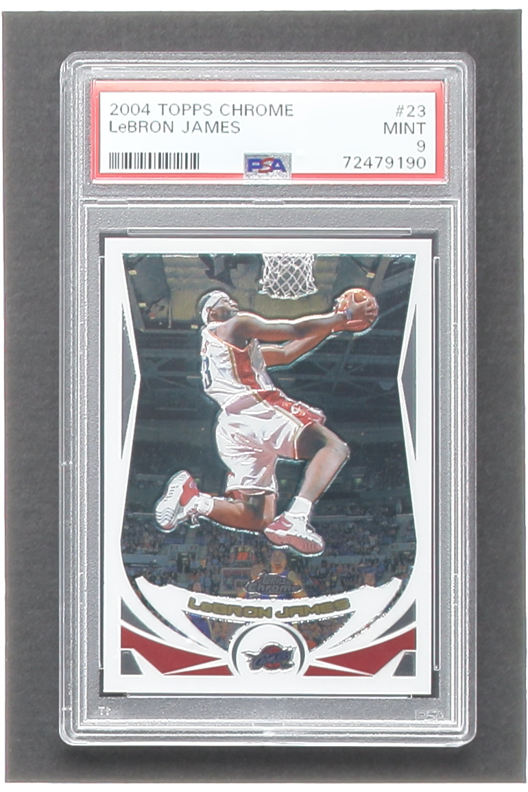 LeBron James 2004-05 Topps Chrome #23 (PSA 9) at PristineAuction.com LeBron James 2004-05 Topps Chrome #23 (PSA 9) at PristineAuction.com