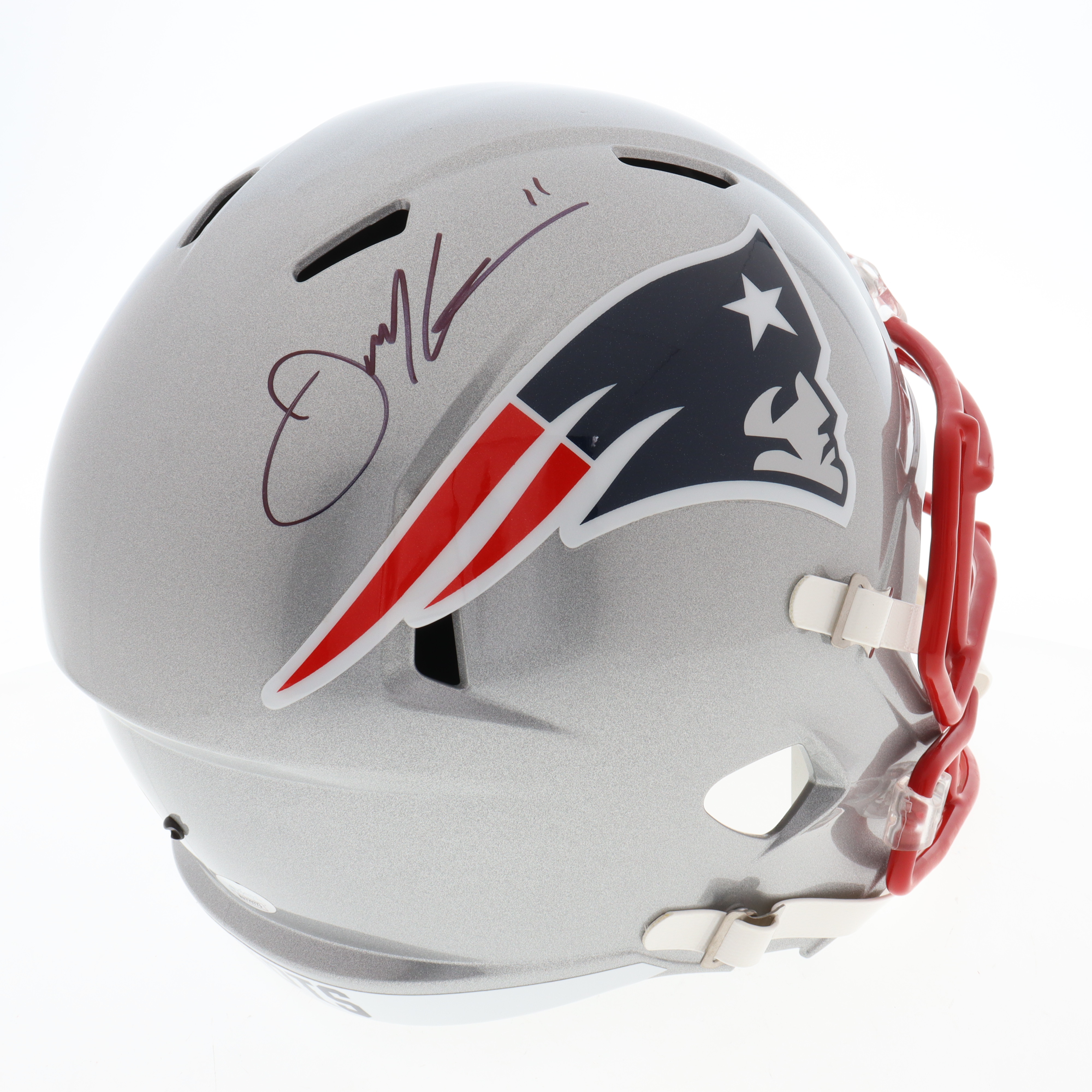 Julian Edelman Signed Patriots Full-Size Speed Helmet (JSA) at PristineAuction.com Julian Edelman Signed Patriots Full-Size Speed Helmet (JSA) at PristineAuction.com