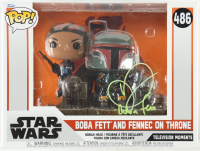 Daniel Logan Signed "Star Wars" Boba Fett And Fennec On Throne #486 Funko Pop! Bobble-Head Vinyl Figure Inscribed "Boba Fett" (PA) at PristineAuction.com