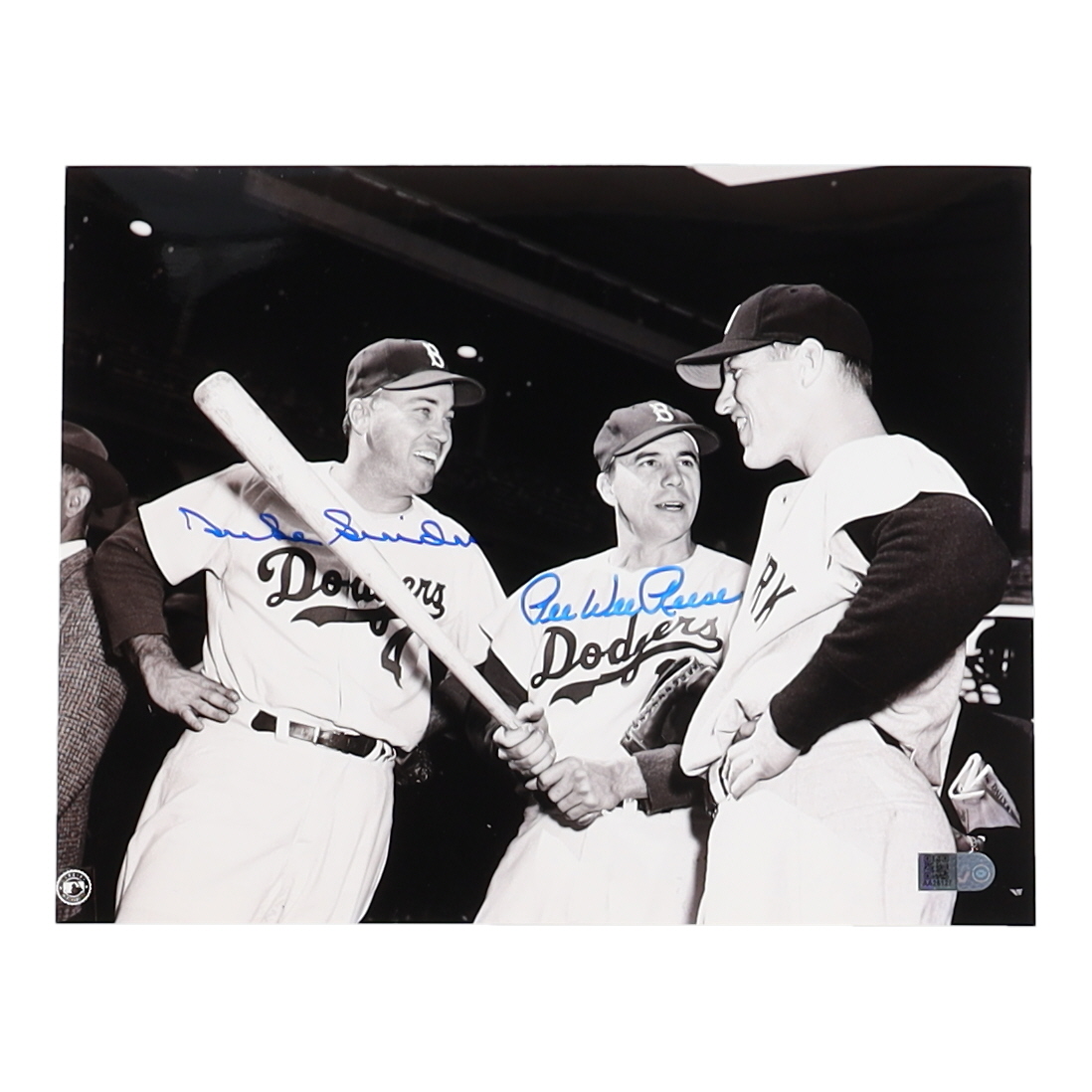 Duke Snider & Pee Wee Reese Signed Dodgers 8x10 Photo (AIV) at PristineAuction.com Duke Snider & Pee Wee Reese Signed Dodgers 8x10 Photo (AIV) at PristineAuction.com