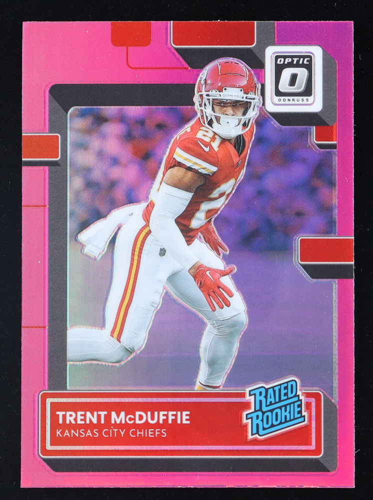 Trent McDuffie 2022 Donruss Optic Pink #247 RR RC at PristineAuction.com Trent McDuffie 2022 Donruss Optic Pink #247 RR RC at PristineAuction.com