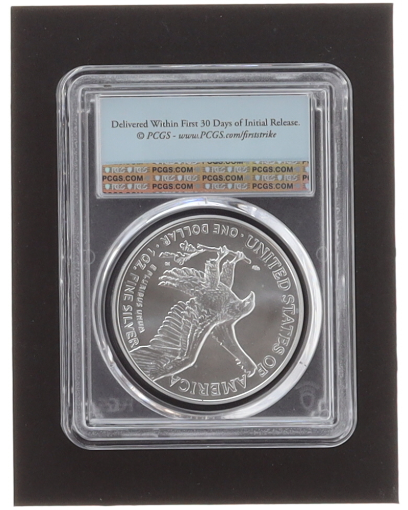 2023 American Silver Eagle First Day of Issue (PCGS MS69) Pristine