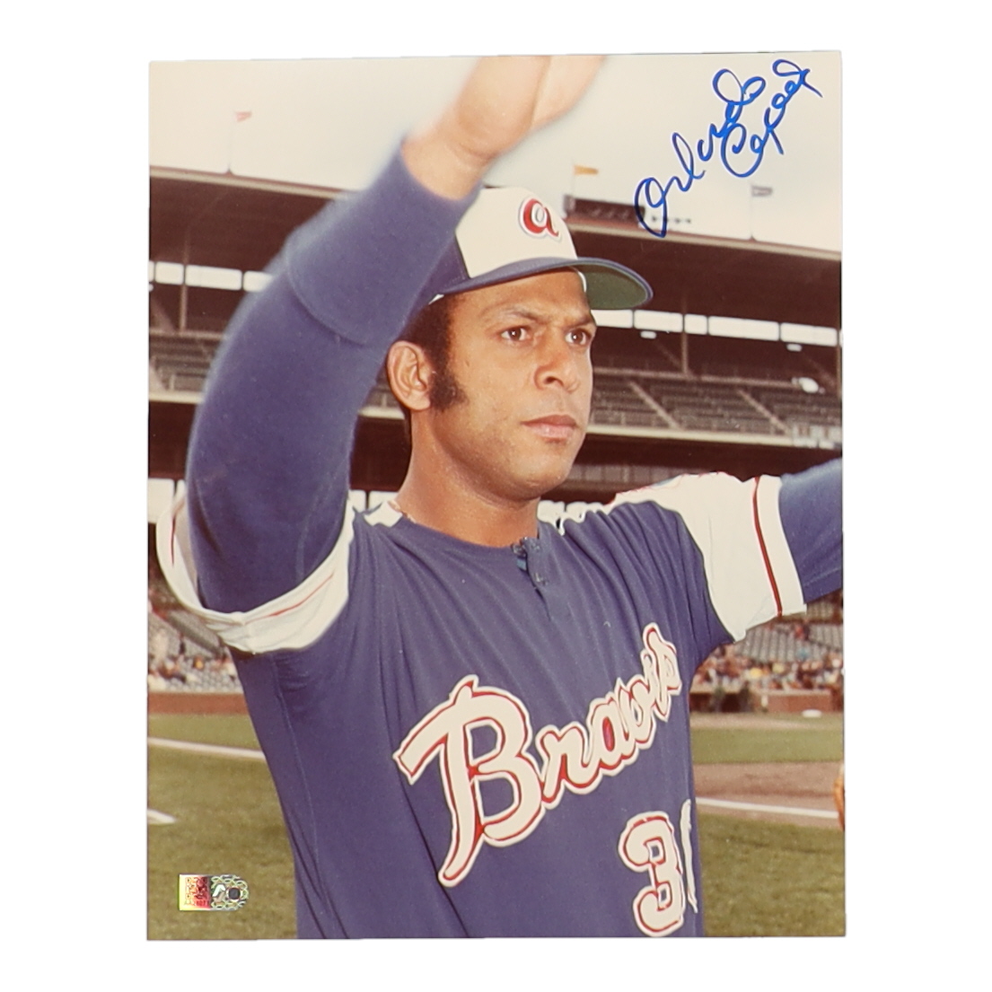 Orlando Cepeda Signed Braves 8x10 Photo (AIV) at PristineAuction.com Orlando Cepeda Signed Braves 8x10 Photo (AIV) at PristineAuction.com