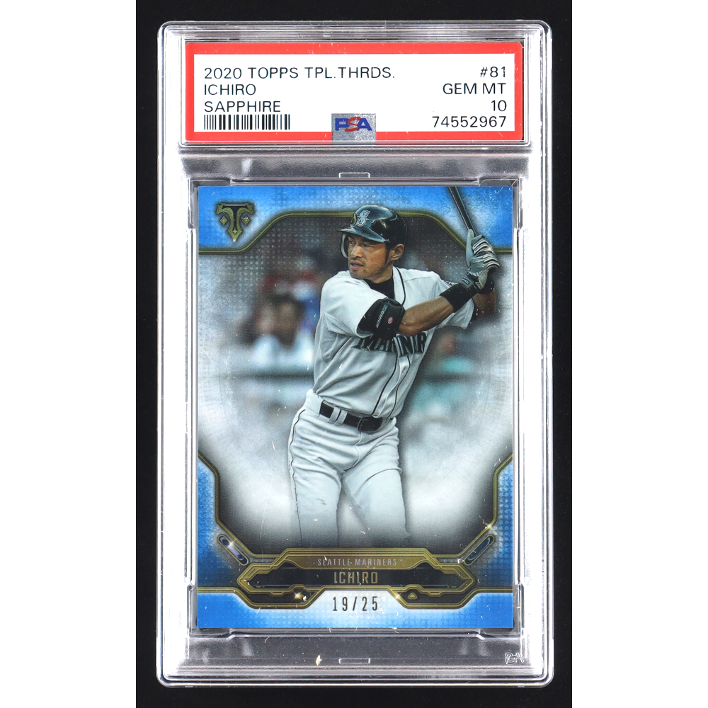イチロー Toppp Triple Threads 2020 直筆サインカード Toppp Triple Threads 2020 イチロー 直筆サインカード