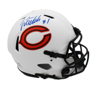 Justin Fields Signed Bears Full-Size Authentic On-Field Lunar Eclipse Alternate Speed Helmet (Beckett) at PristineAuction.com