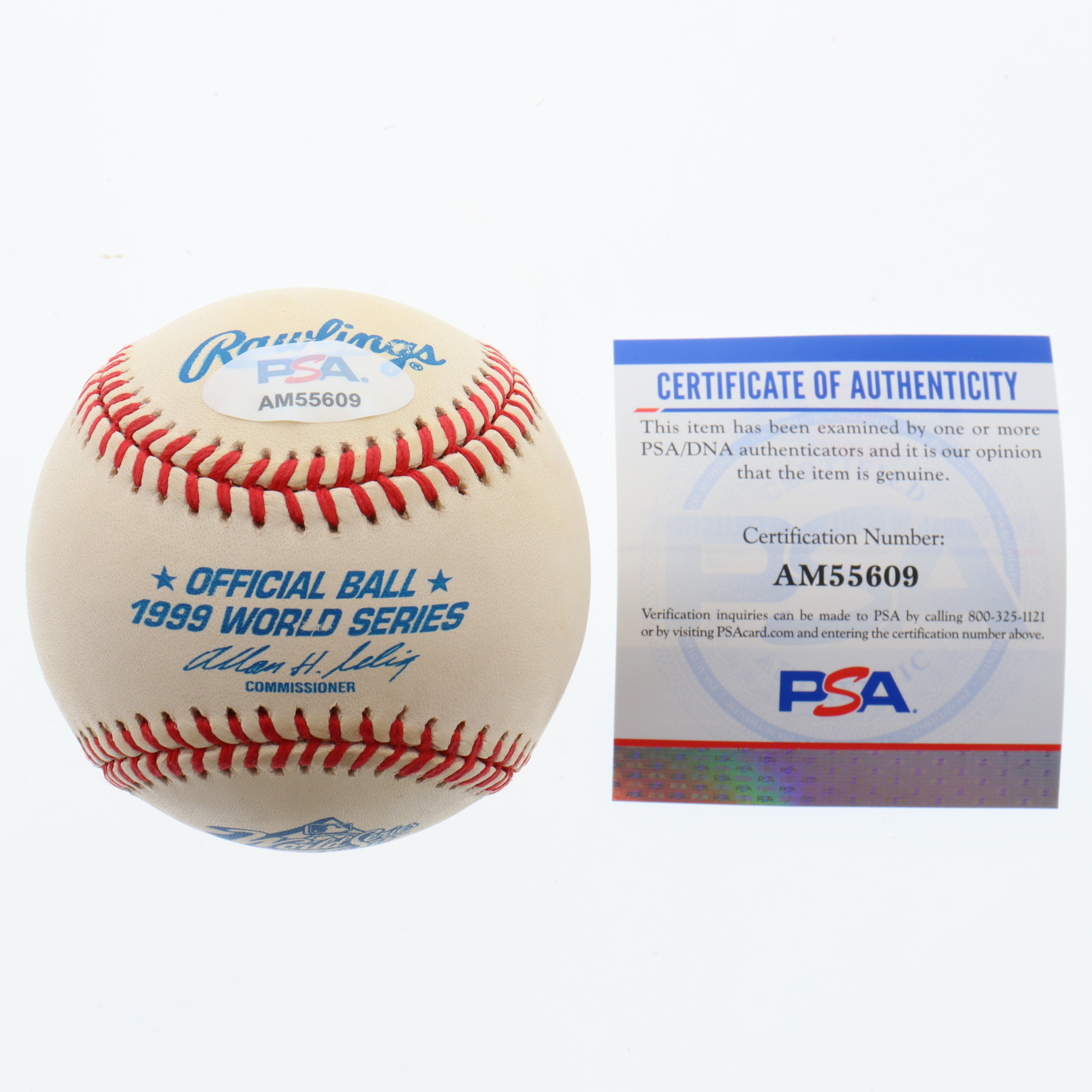 Darryl Strawberry Signed 1999 World Series Baseball (PSA) at PristineAuction.com Darryl Strawberry Signed 1999 World Series Baseball (PSA) at PristineAuction.com