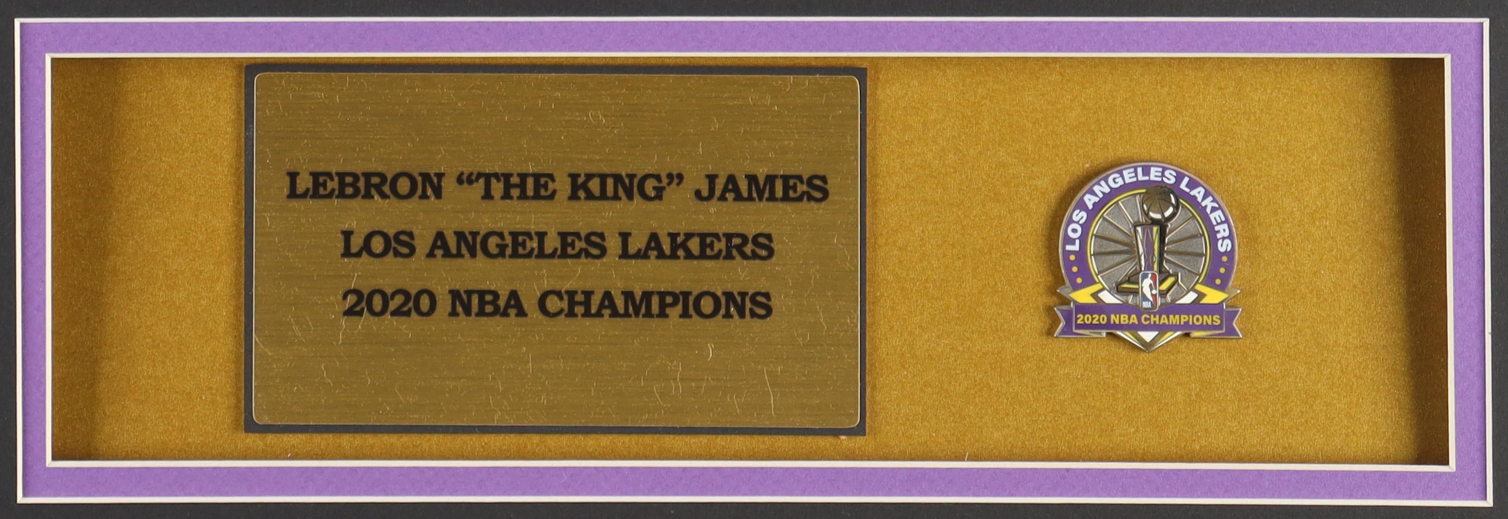 Lebron James Custom Framed Jersey Display with Pin at PristineAuction.com Lebron James Custom Framed Jersey Display with Pin at PristineAuction.com