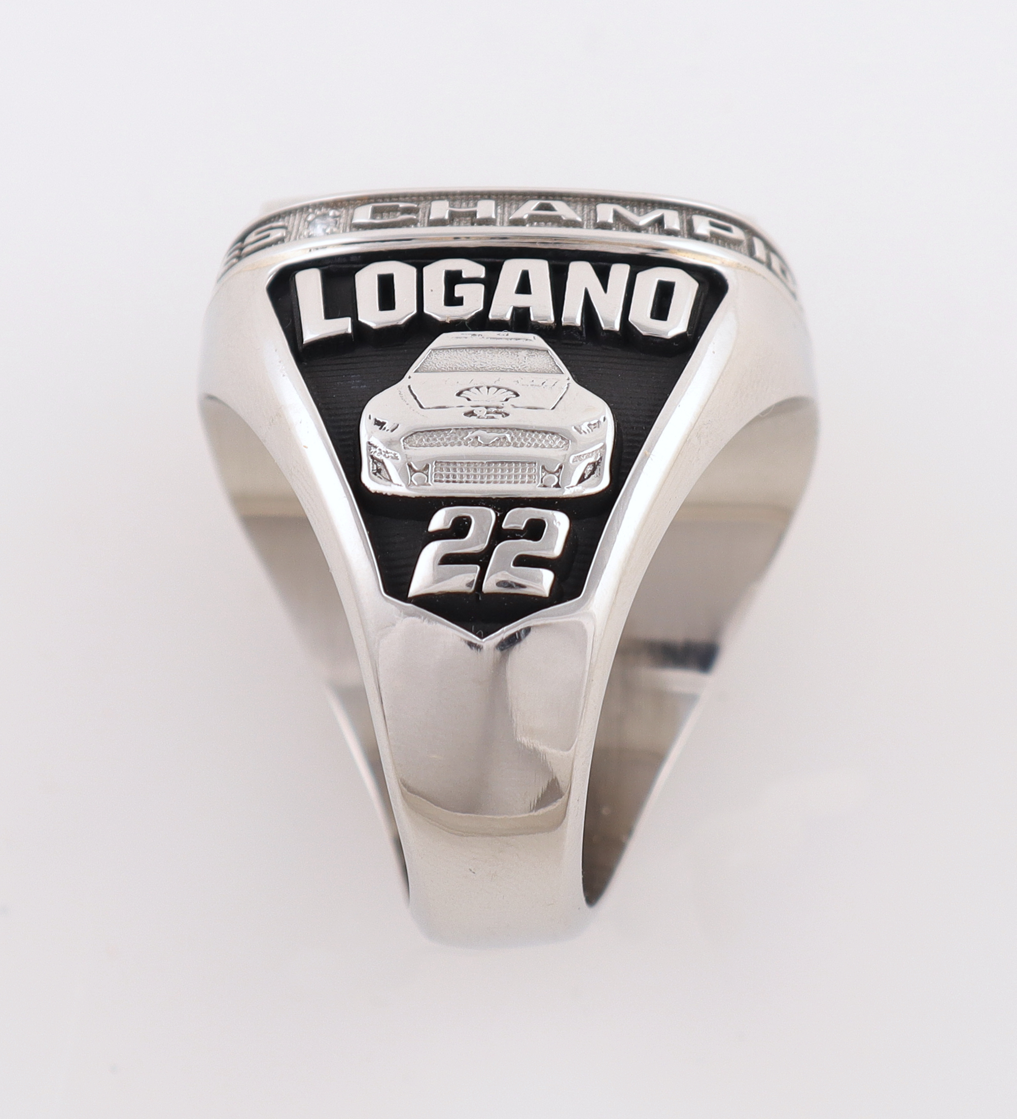 Joey Logano Original Team Issued 2022 NASCAR Cup Series Championship Ring from Jostens at PristineAuction.com Joey Logano Original Team Issued 2022 NASCAR Cup Series Championship Ring from Jostens at PristineAuction.com