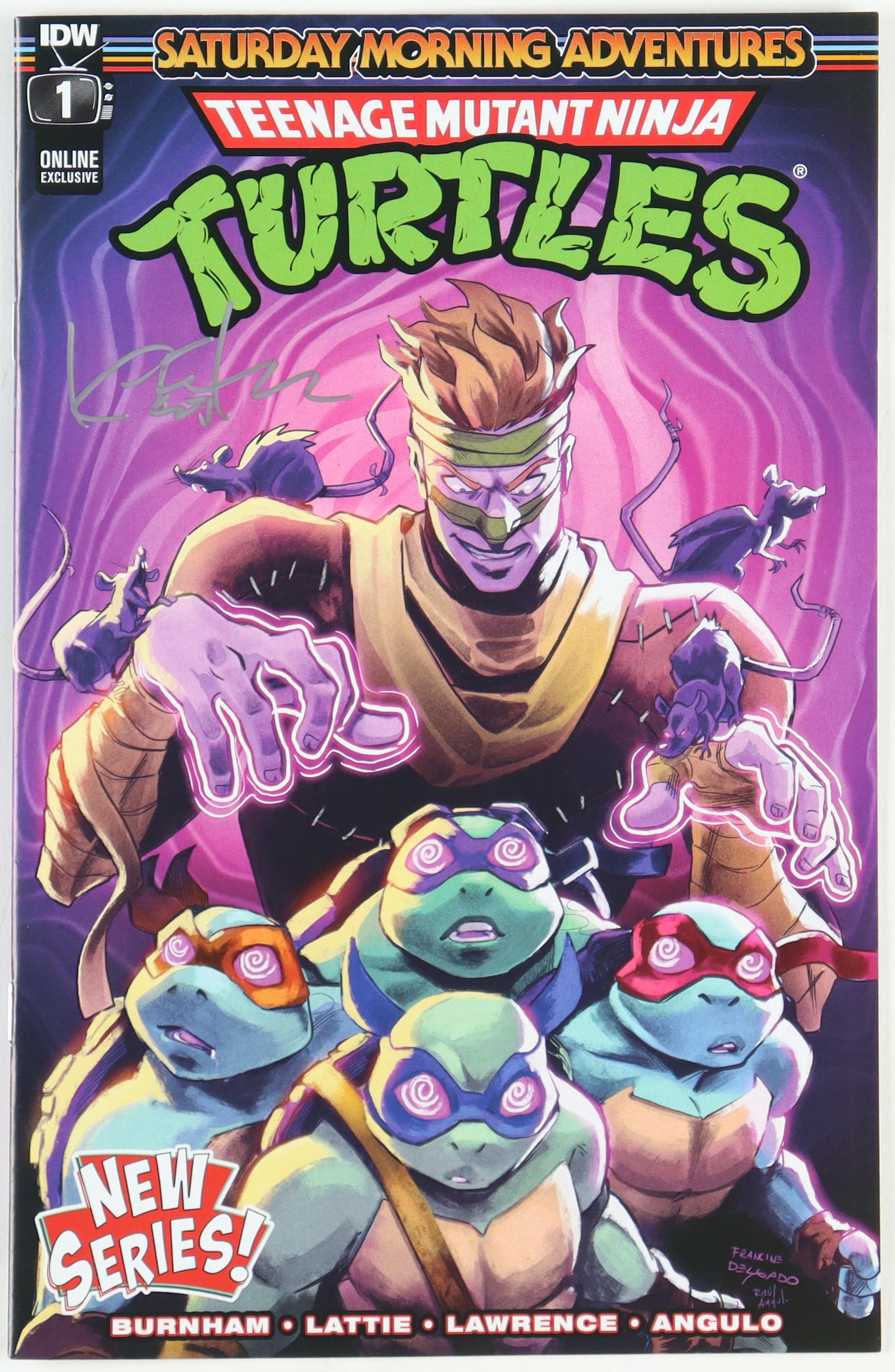 Kevin Eastman Signed "Teenage Mutant Ninja Turtles" Saturday Morning Adventures Online Exclusive Issue #1 IDW Comic Book (PA) at PristineAuction.com Kevin Eastman Signed "Teenage Mutant Ninja Turtles" Saturday Morning Adventures Online Exclusive Issue #1 IDW Comic Book (PA) at PristineAuction.com