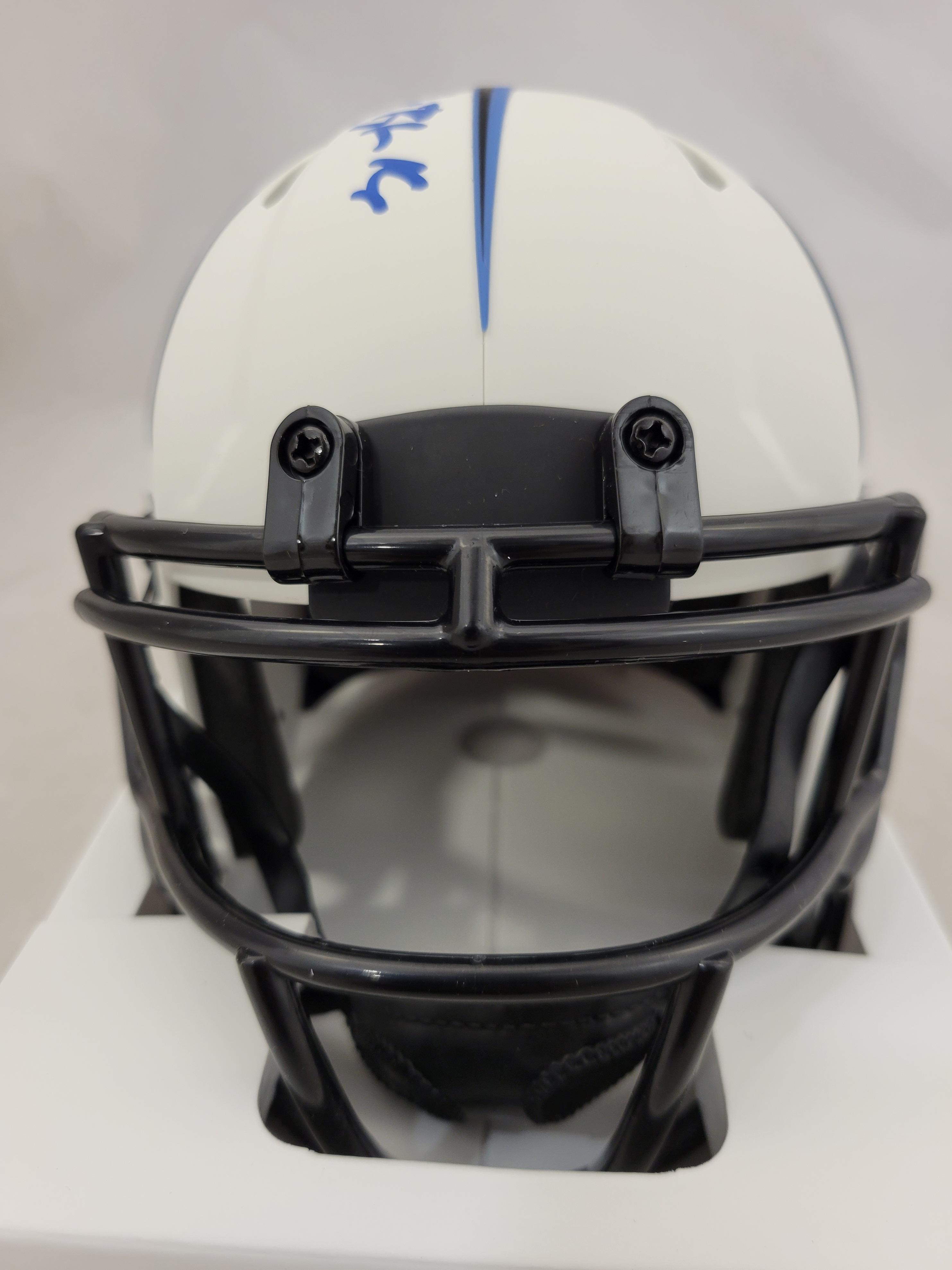 Treylon Burks Signed Titans Lunar Eclipse Alternate Speed Mini Helmet (Beckett) at PristineAuction.com Treylon Burks Signed Titans Lunar Eclipse Alternate Speed Mini Helmet (Beckett) at PristineAuction.com