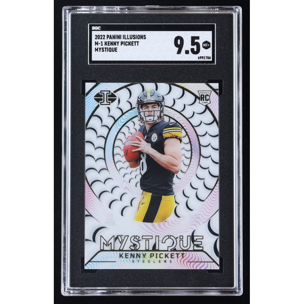 Kenny Pickett 2022 Panini Illusions Mystique 1 RC (SGC 9.5) Pristine
