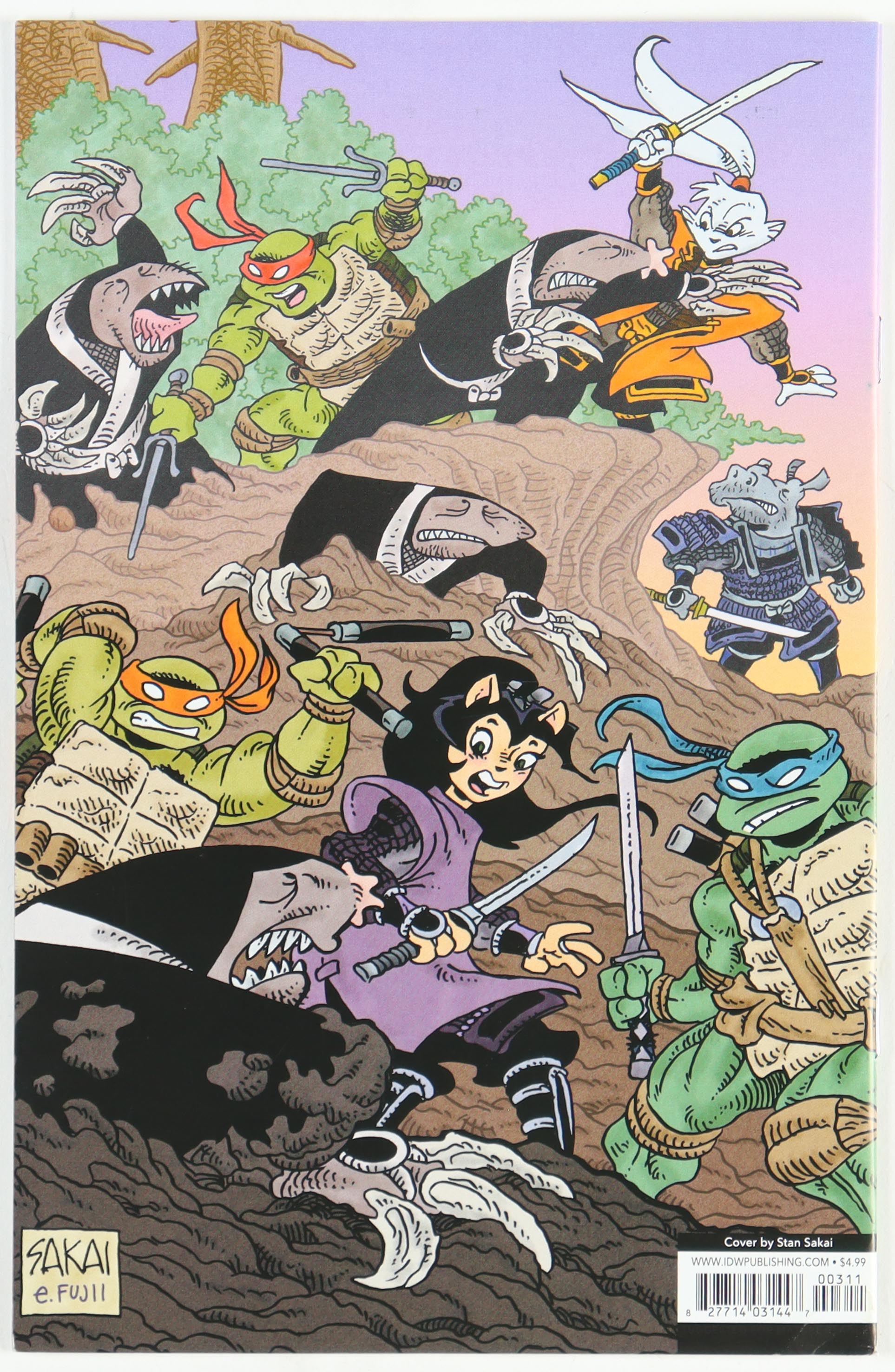 Kevin Eastman Signed "Teenage Mutant Ninja Turtles" USAGI YOJIMBO Cover A Issue #3 IDW Comic Book (PA) at PristineAuction.com Kevin Eastman Signed "Teenage Mutant Ninja Turtles" USAGI YOJIMBO Cover A Issue #3 IDW Comic Book (PA) at PristineAuction.com