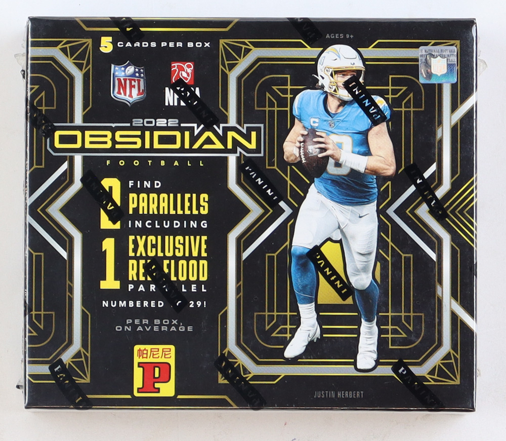 2022 Panini Obsidian Football Asia Tmall Box with (5) Cards at PristineAuction.com 2022 Panini Obsidian Football Asia Tmall Box with (5) Cards at PristineAuction.com