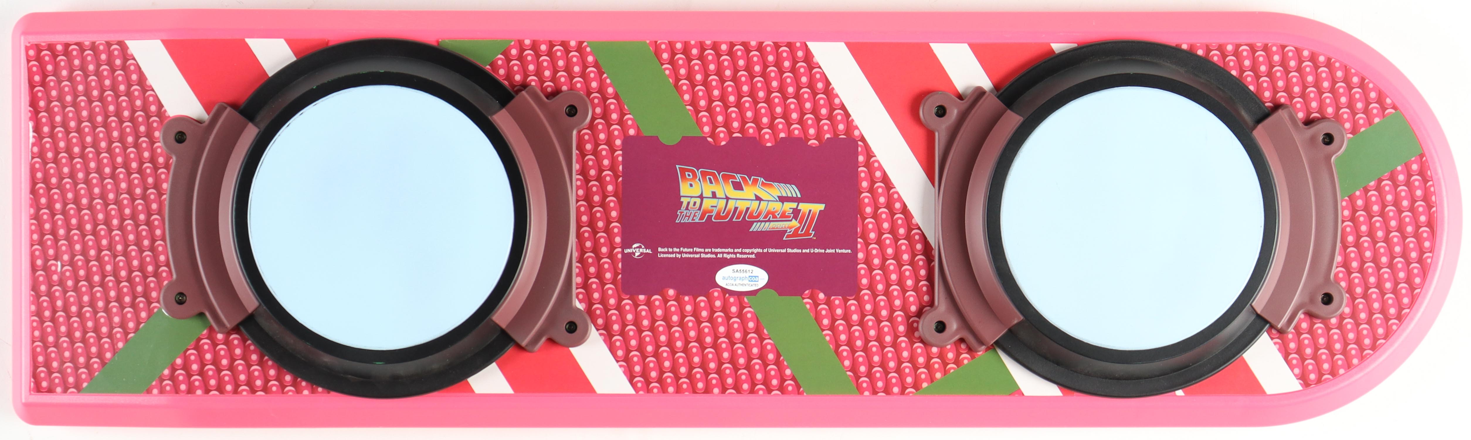 "Back To The Future Part II" Full-Size Hover Board Signed by (9) with Michael J. Fox, Christopher Lloyd, Thomas F. Wilson, Donald Fullilove with Multiple Inscriptions (AutographCOA) at PristineAuction.com "Back To The Future Part II" Full-Size Hover Board Signed by (9) with Michael J. Fox, Christopher Lloyd, Thomas F. Wilson, Donald Fullilove with Multiple Inscriptions (AutographCOA) at PristineAuction.com