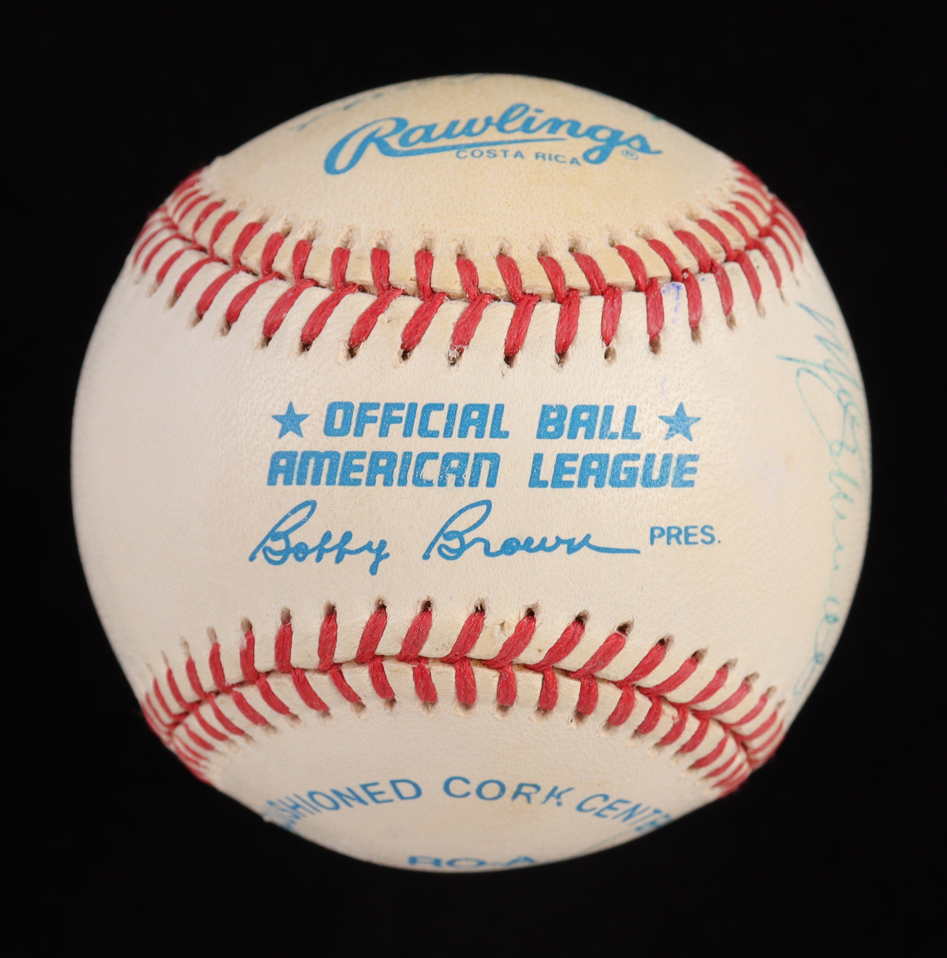 500 Home Run Club OAL Baseball Signed By (11) With Mickey Mantle, Ted Williams, Willie Mays, Ernie Banks, Hank Aaron (PSA) at PristineAuction.com 500 Home Run Club OAL Baseball Signed By (11) With Mickey Mantle, Ted Williams, Willie Mays, Ernie Banks, Hank Aaron (PSA) at PristineAuction.com